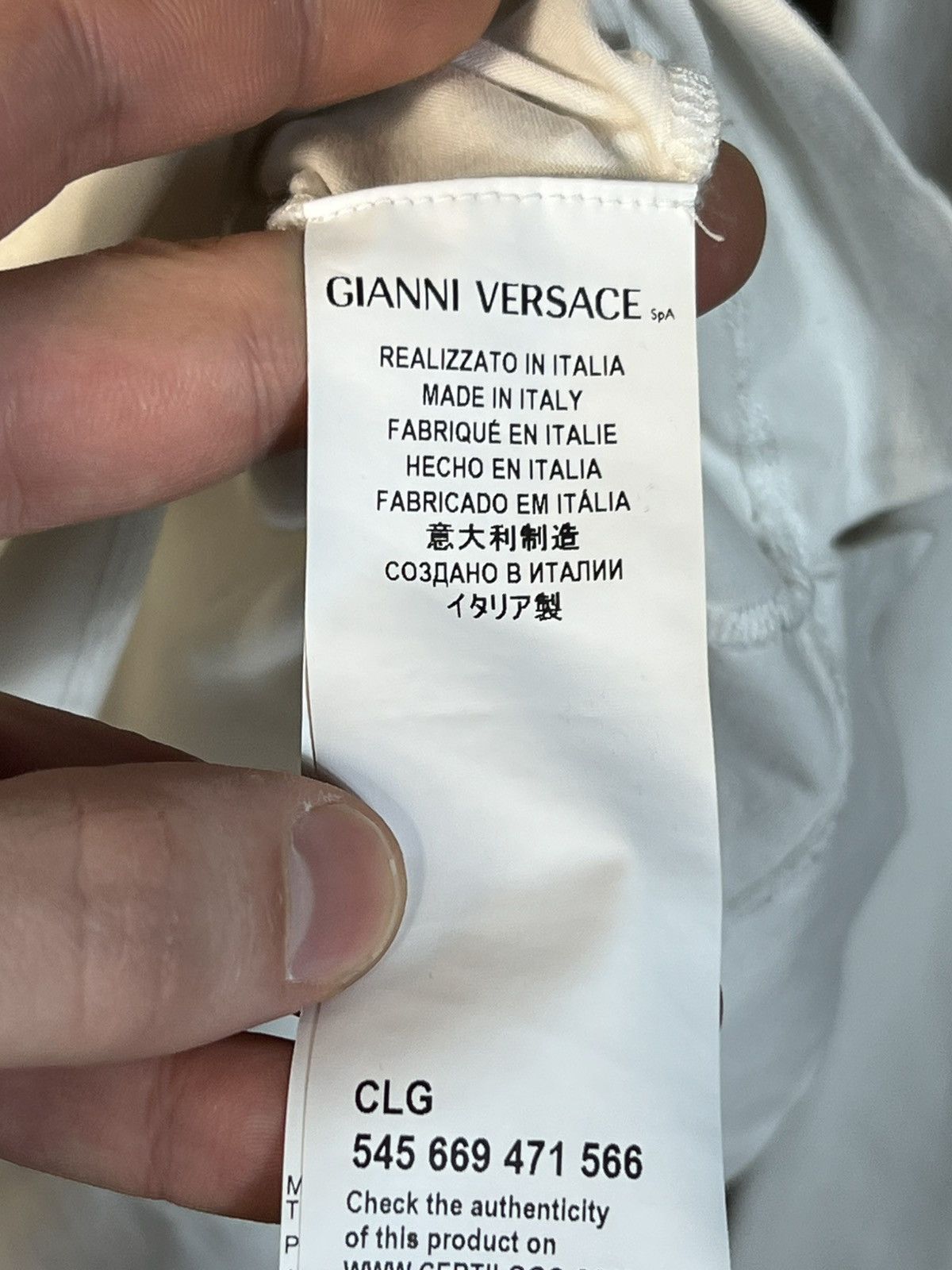 Versace Versus Versace logo long sleeve t shirts Size US L / EU 52-54 / 3 - 7 Thumbnail