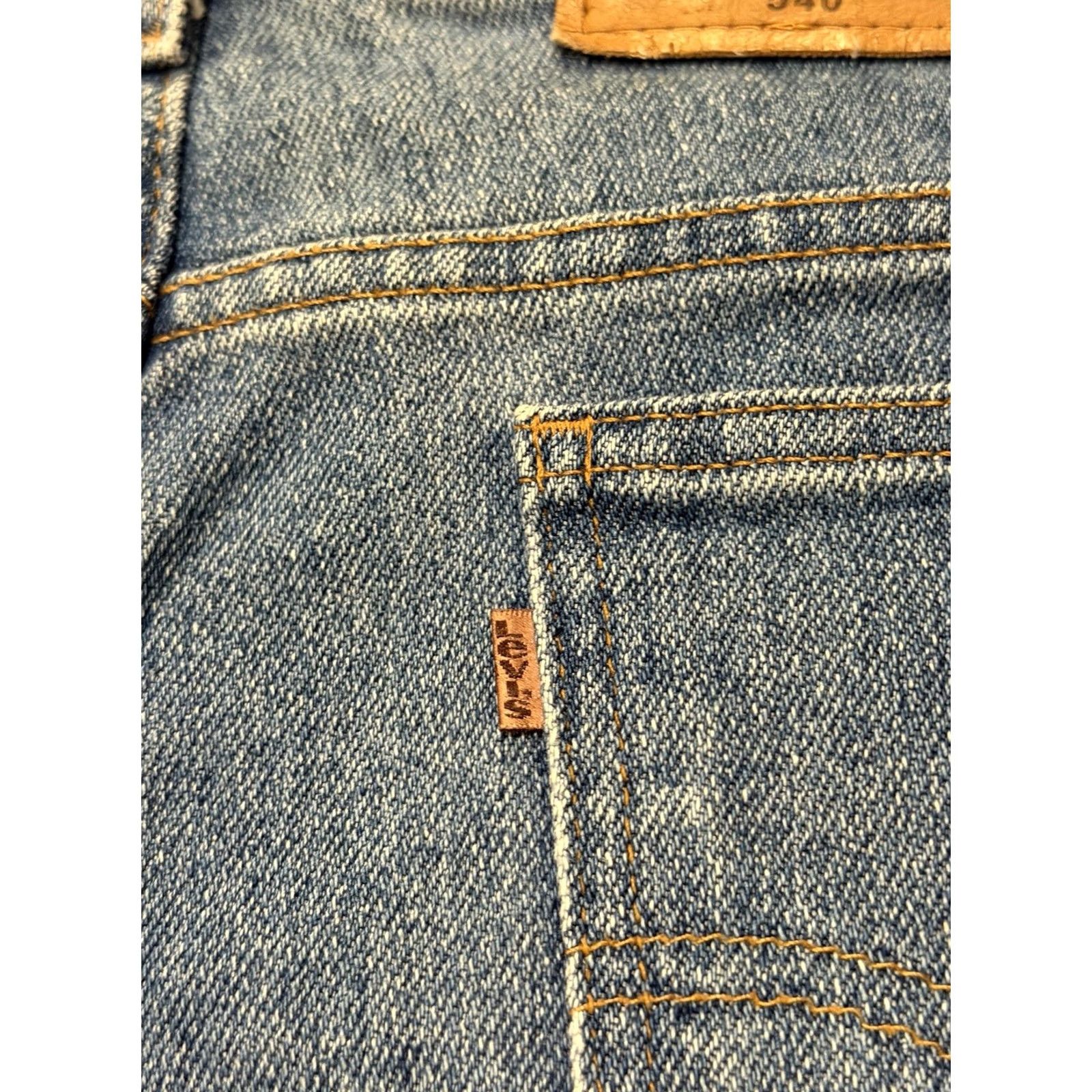 Levi's VINTAGE Levi's 540 Flex Jeans Mens 40x29 Blue Denim 5-Pocket Straight 90s Y2K Big & Tall Shoes? Size US 40 / EU 56 - 6 Thumbnail