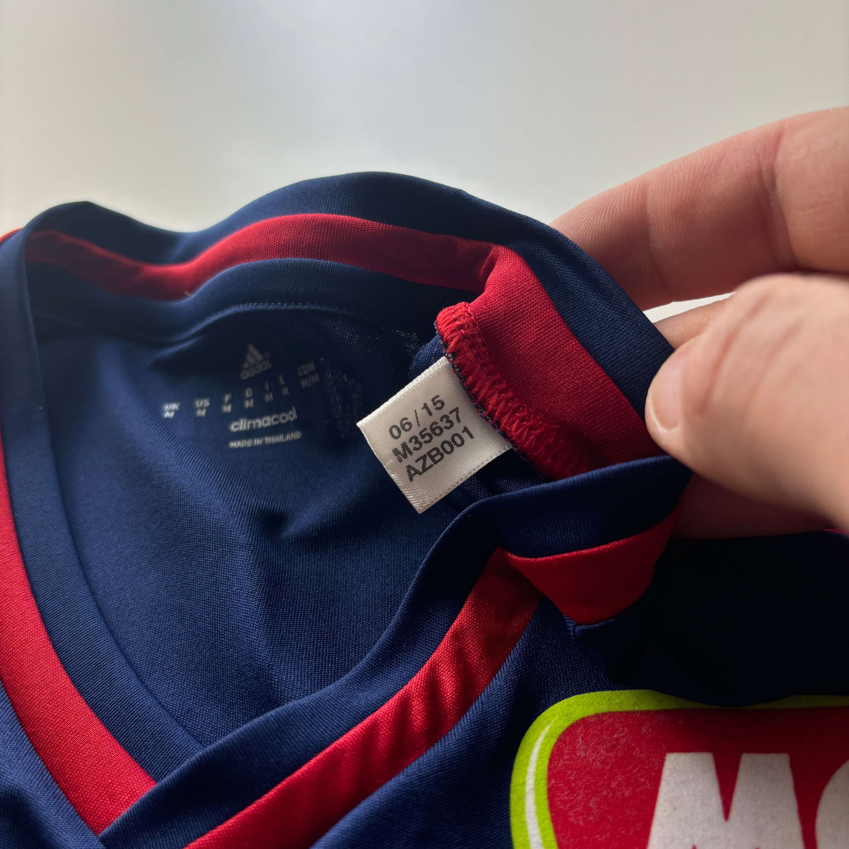 Adidas MATCH WORN Mol Fehérvár 15-16 third Tischler football jersey Size US M / EU 48-50 / 2 - 7 Thumbnail