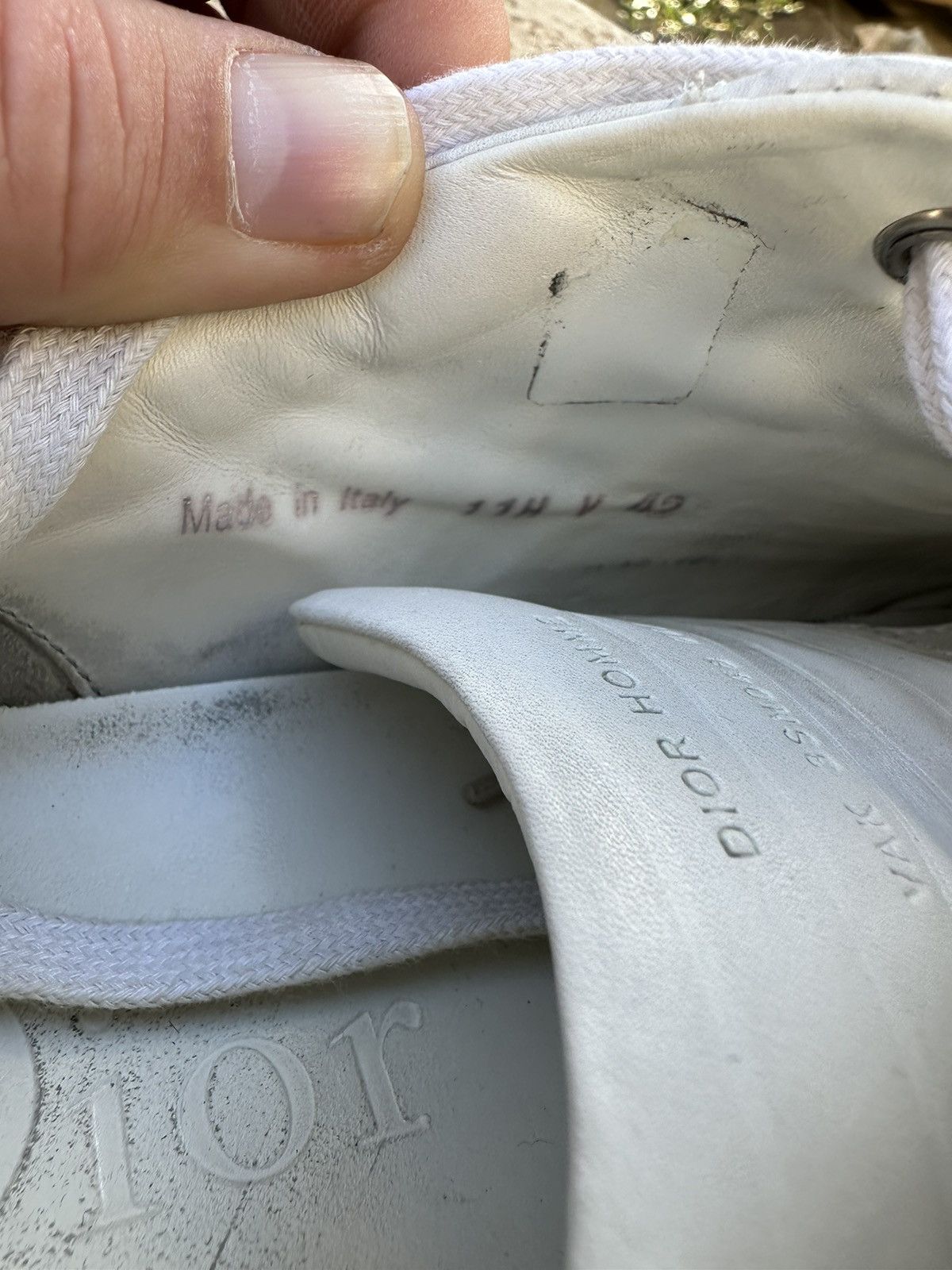 Dior Dior Homme Shoes Sneakers 42 size Grey/White Size US 8.5 / EU 41-42 - 13 Thumbnail