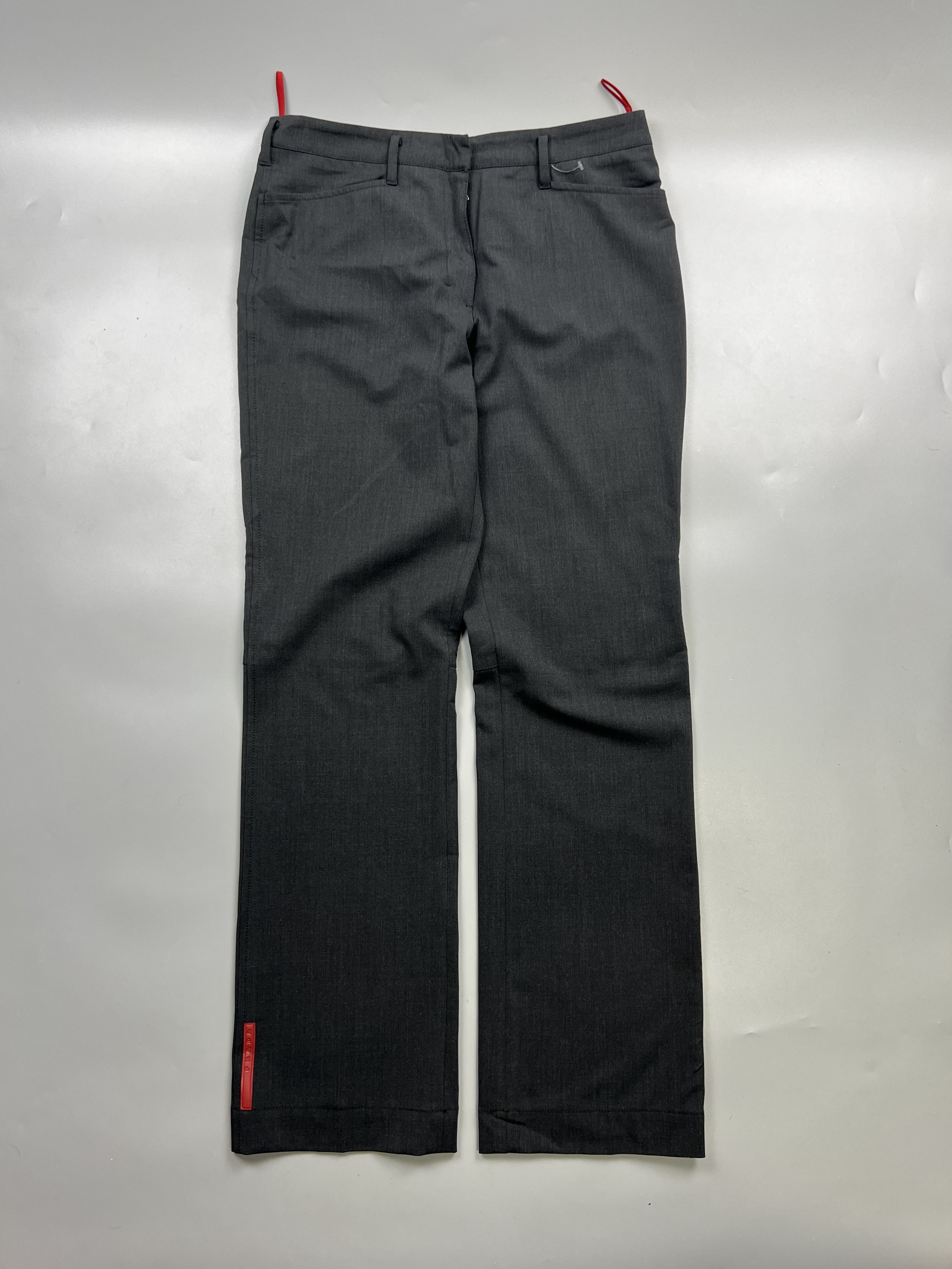 Prada Prada Red Tab Wool Blend Formal Trousers (Y0858) Size 30" / US 8 / IT 44 - 1 Thumbnail