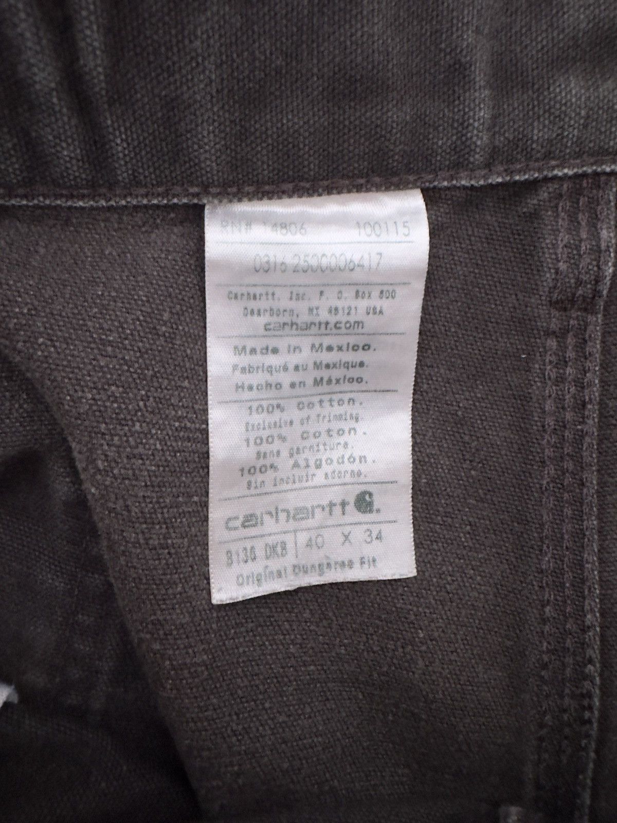 Carhartt vintage faded carhartt double knees Size US 40 / EU 56 - 2 Thumbnail