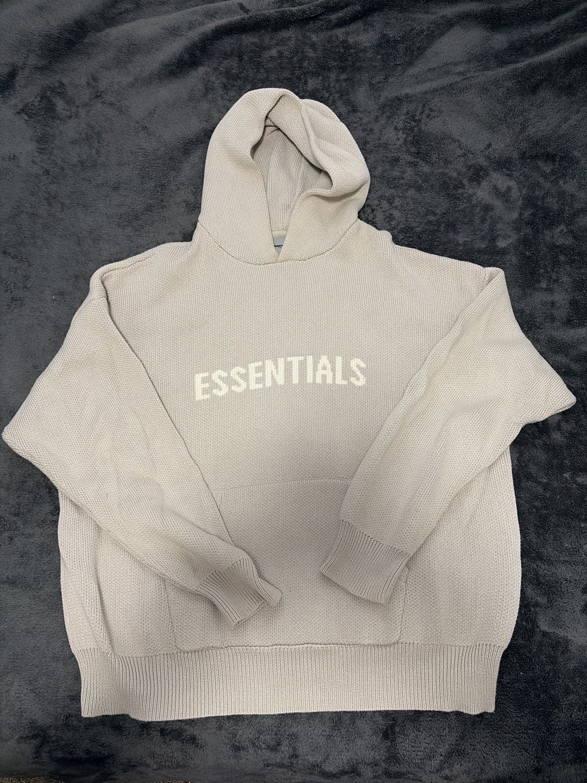 Fear of God Fear Of God Essentials Knit Hoodie Size US XL / EU 56 / 4 - 1 Thumbnail