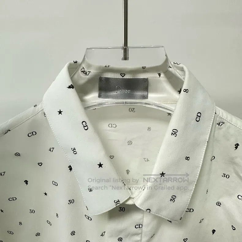 Dior Dior Size 37 Full-print logocd shirt Size US XXS / EU 40 - 2 Thumbnail