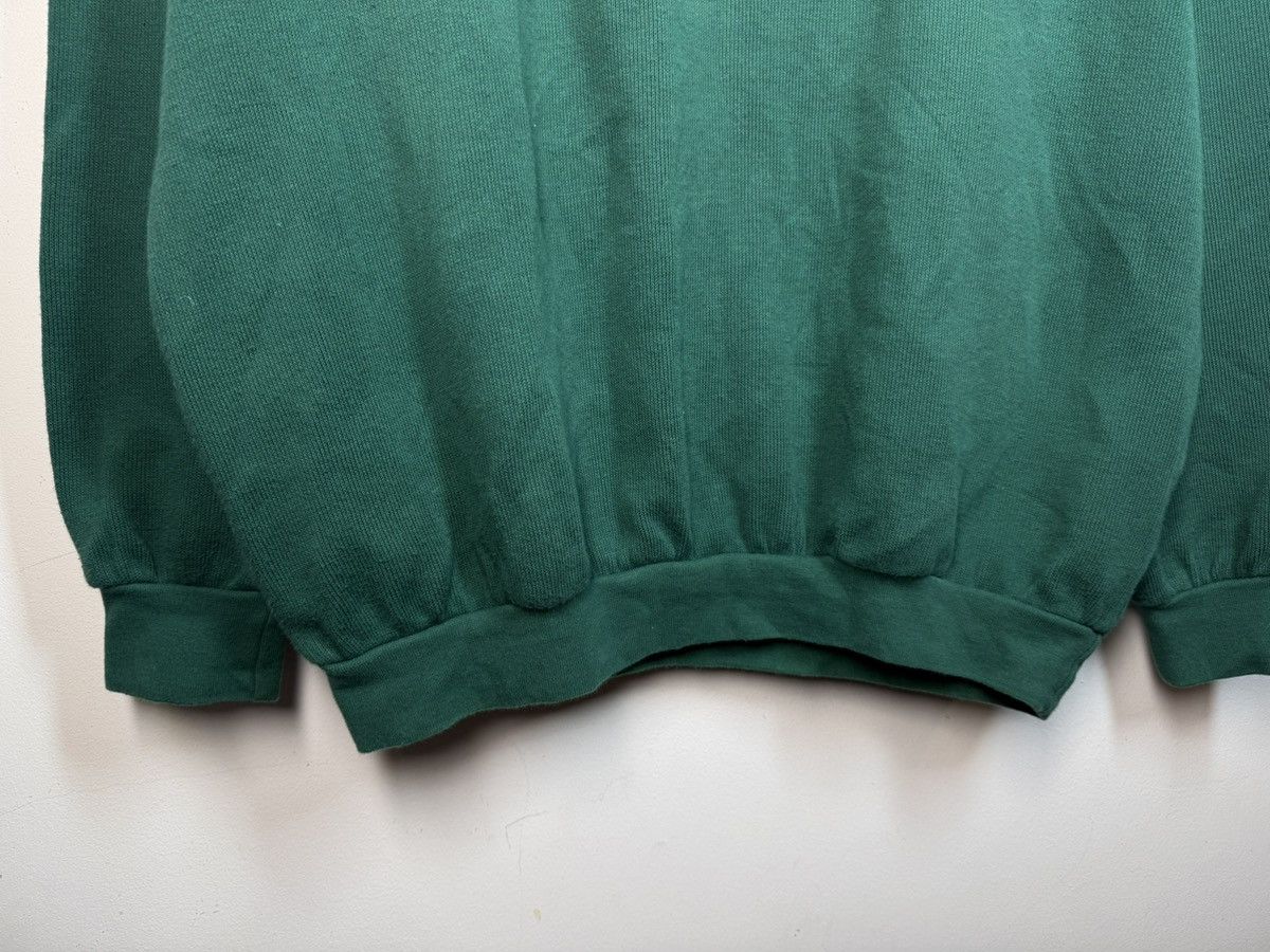 Yves Saint Laurent 90s YSL Sweatshirt 1/4 Quarter Zip Green Vintage Sweater Size US M / EU 48-50 / 2 - 7 Thumbnail