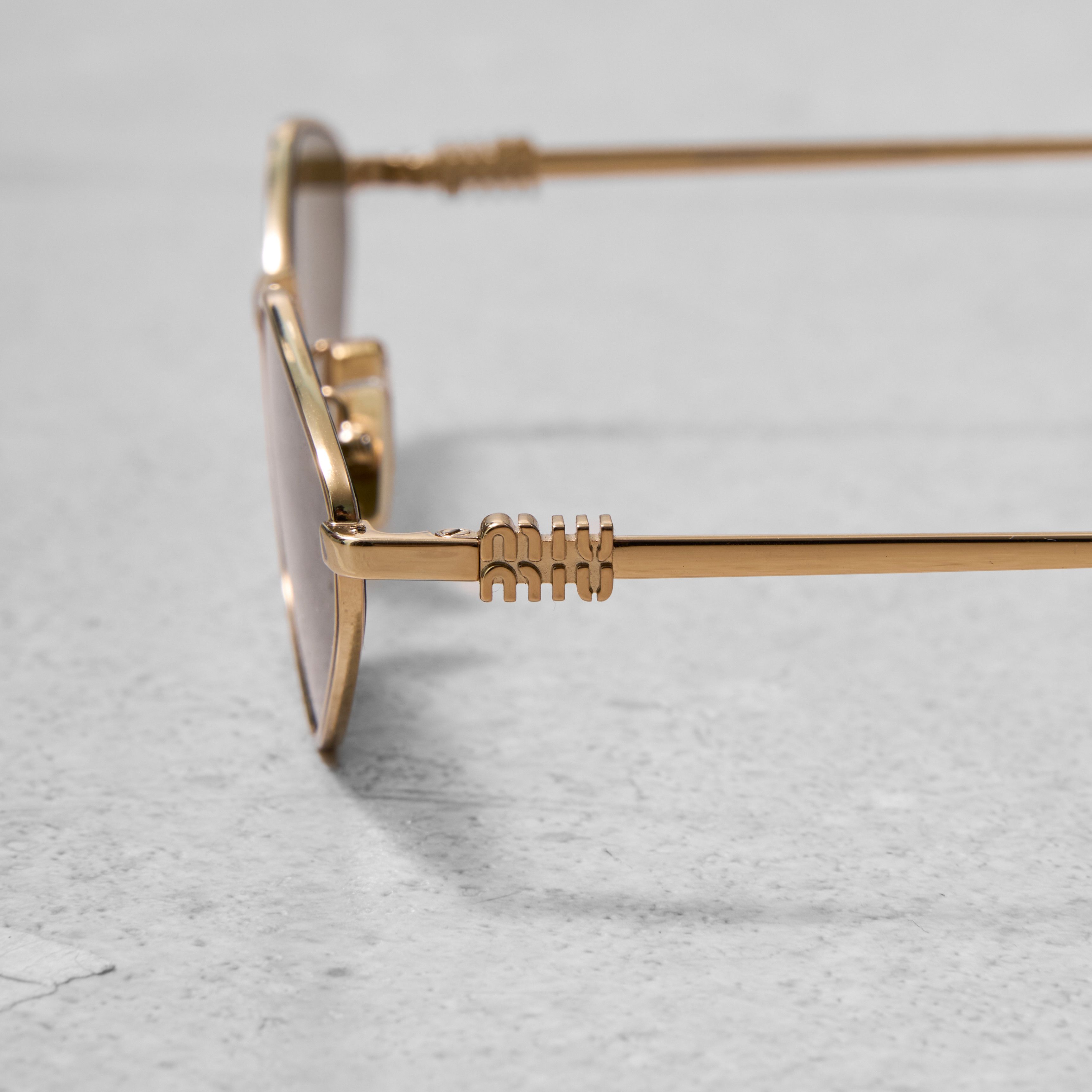 Miu Miu MIU MIU MU 56ZS 5AK09Z Sunglasses Size ONE SIZE - 4 Thumbnail