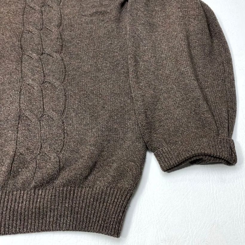 Lyle & Scott LYLE & SCOTT Scotland Crew Neck Sweater Mens XL Cable Knit 100% Combed Cotton Size US XL / EU 56 / 4 - 4 Thumbnail