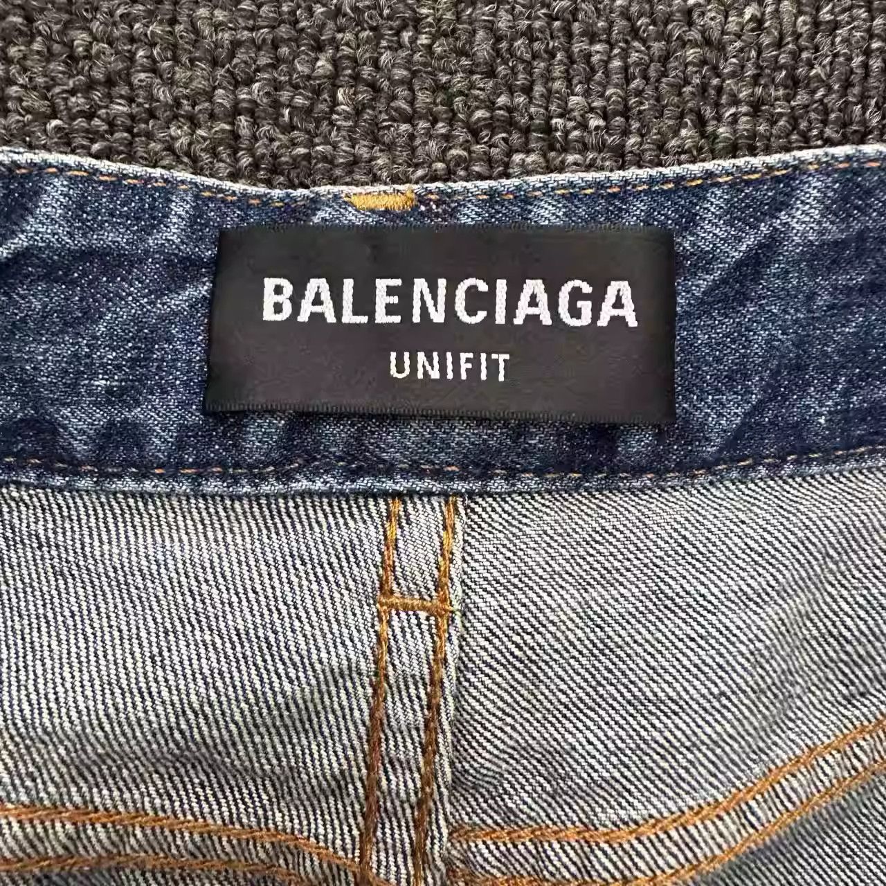 Balenciaga Balenciaga SS21 Fake Two Patchwork Shirt Denim Trousers Size US 28 / EU 44 - 4 Thumbnail