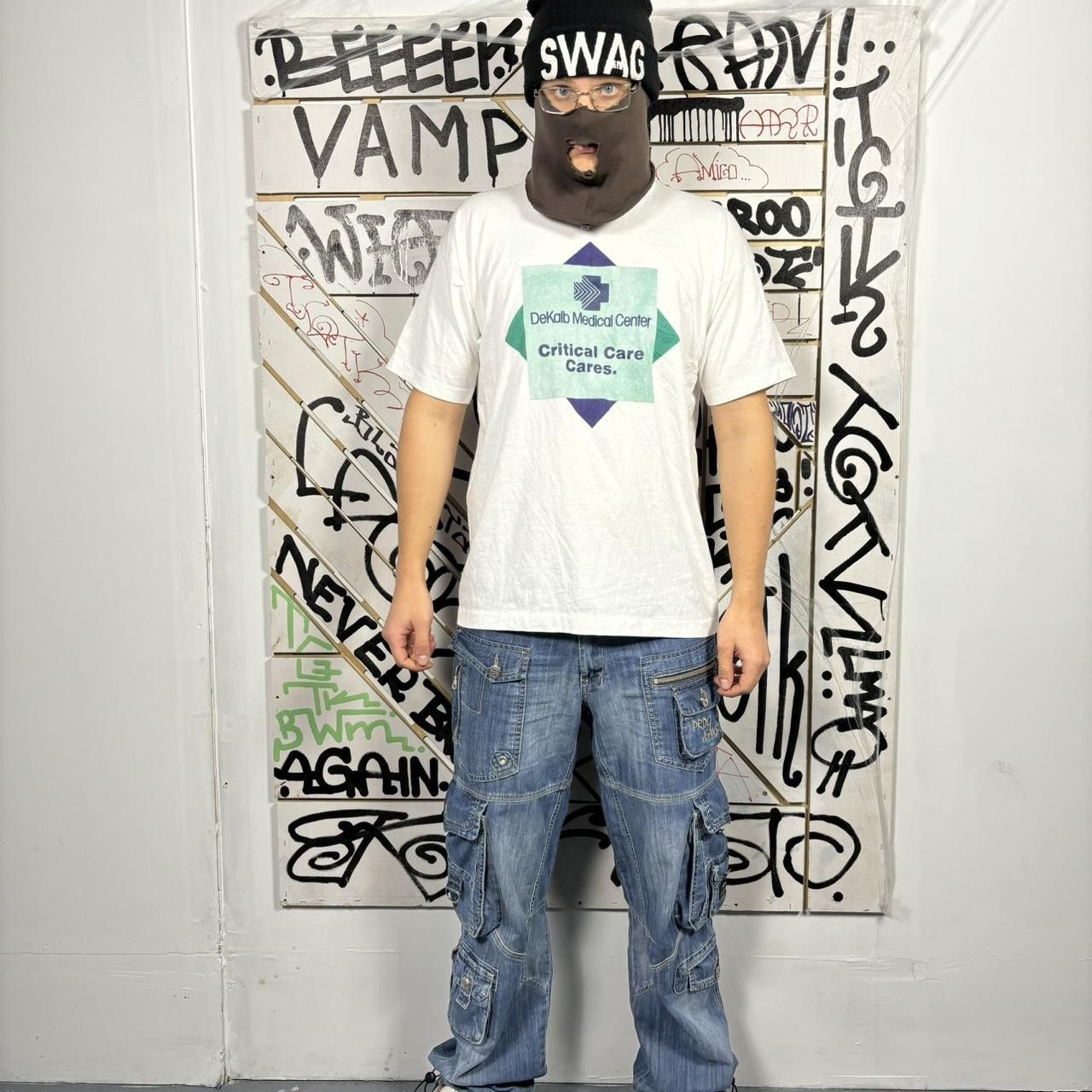Fruit Of The Loom × Japanese Brand × Vintage Fruit of the Loom T-shirt Size US XL / EU 56 / 4 - 1 Thumbnail
