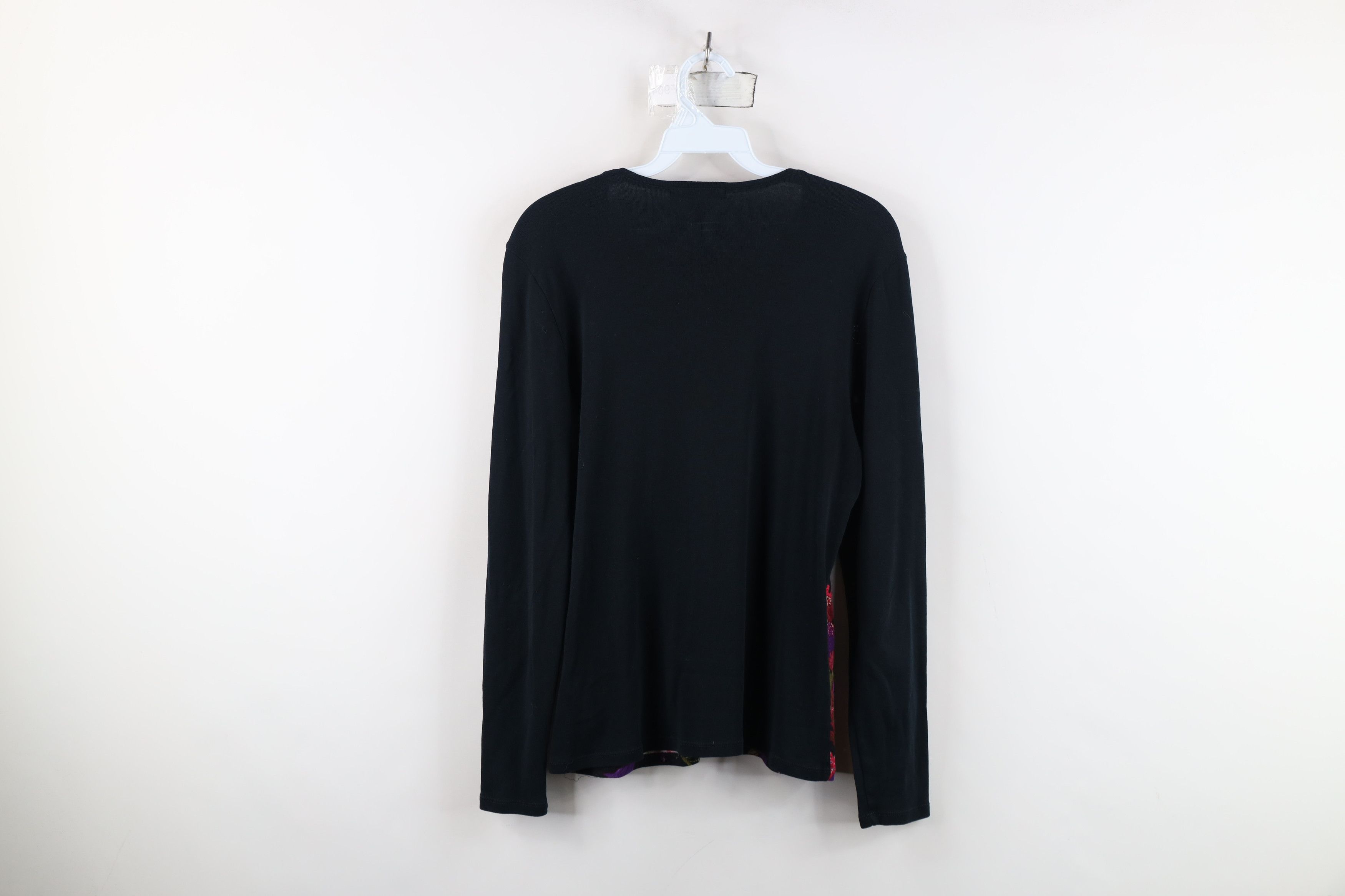 Ralph Lauren Vintage 90s Ralph Lauren Ribbed Knit Long Sleeve T-Shirt Size L / US 10 / IT 46 - 11 Thumbnail
