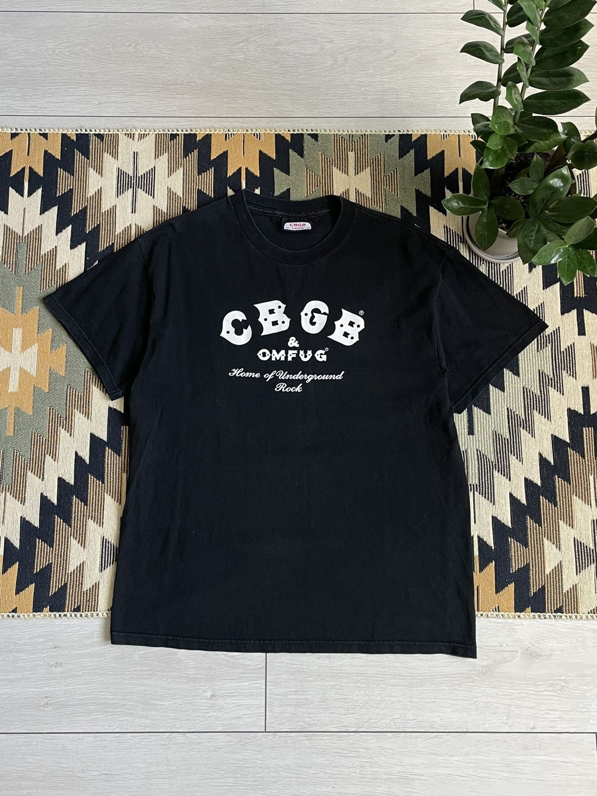 Band Tees × Seditionaries × Vintage Vintage CBGB Om Fug T-shirt Size US L / EU 52-54 / 3 - 1 Thumbnail