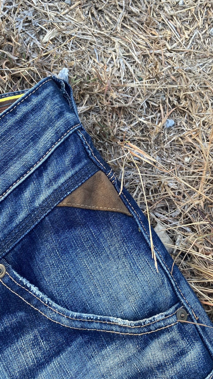 Edwin Edwin Blue Trip Jeans Front Pocket Nice Design Size US 29 - 7 Thumbnail