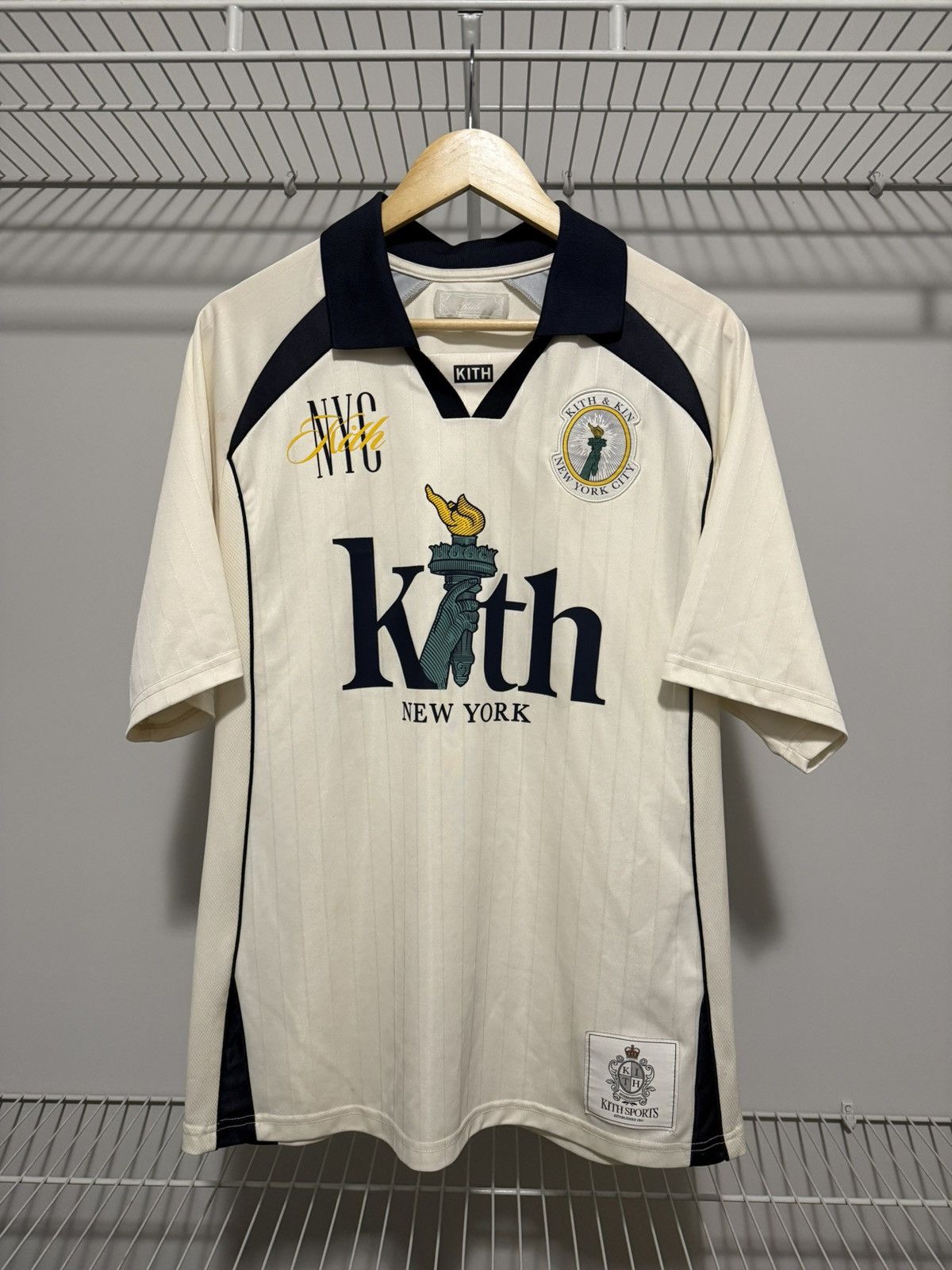Kith New York Soccer Jersey Brand New In Hand Size Extra