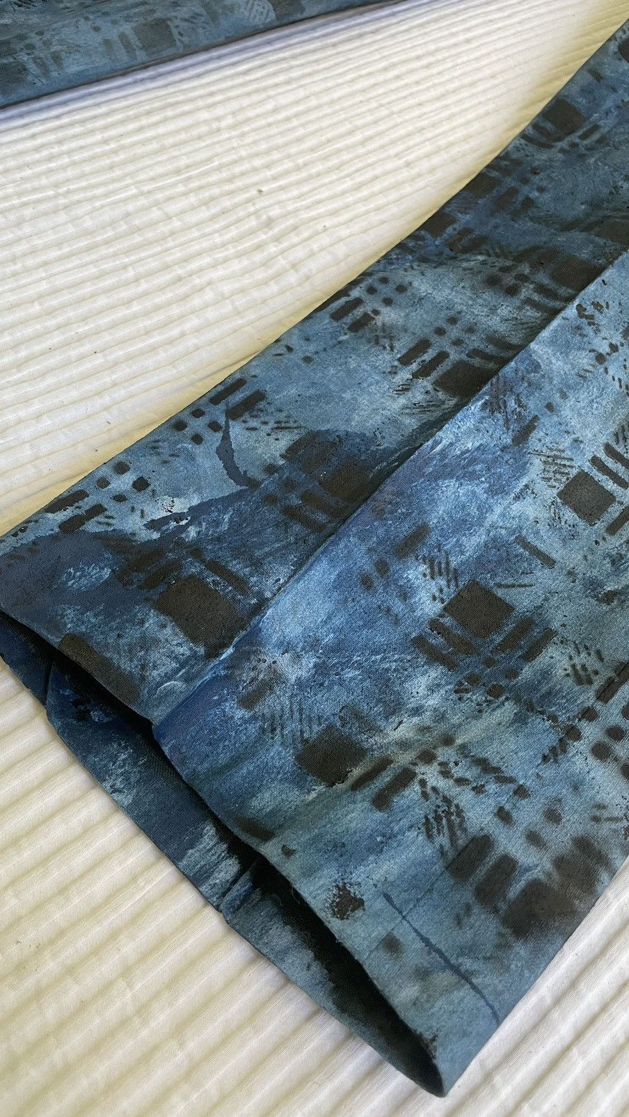 Designer Blackwatch Hand Painted Pants Size US 29 - 9 Thumbnail