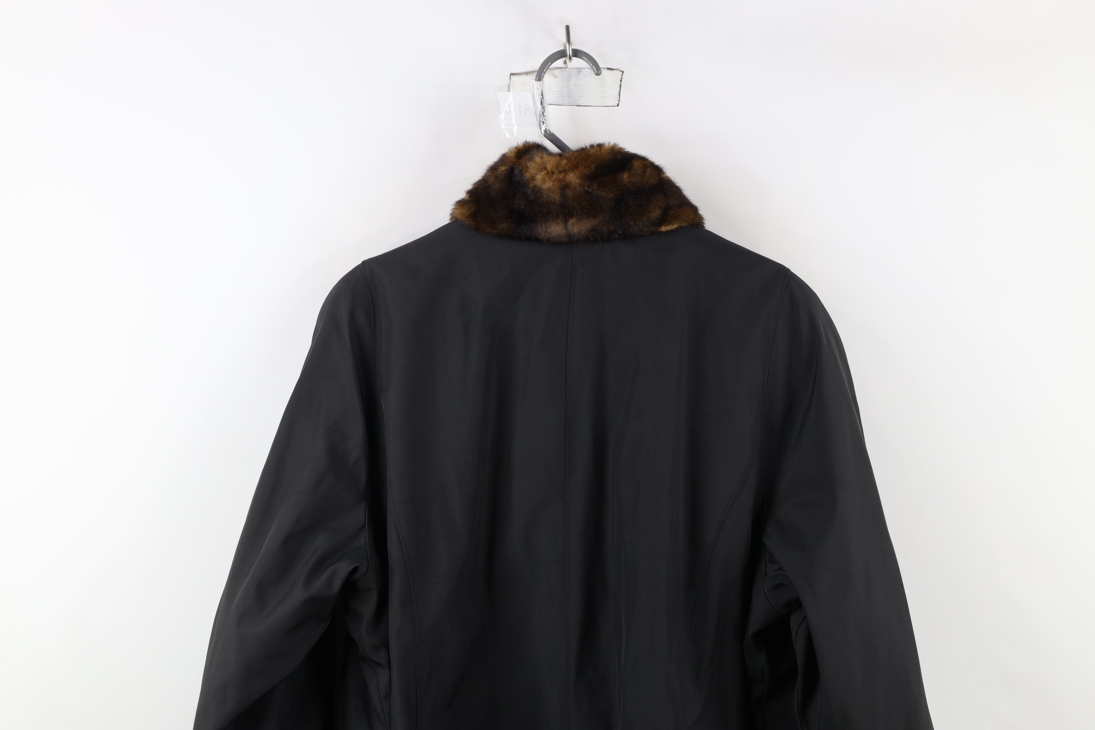 Vintage Vintage Y2K Babydoll Faux Fur Pennylane Jacket Coat Black Size XL / US 12-14 / IT 48-50 - 13 Thumbnail