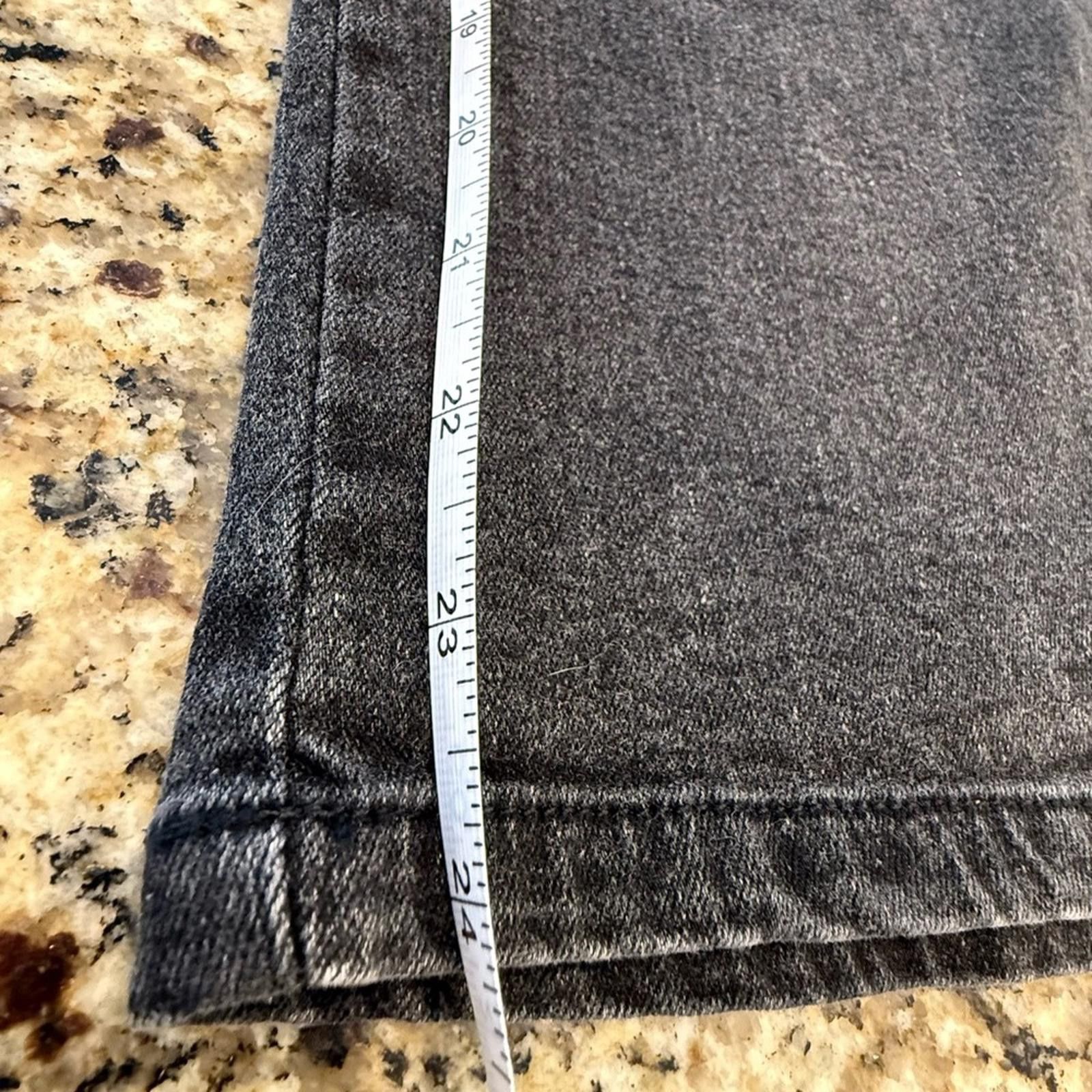Other Black high rise button front wide leg jeans SZ 4 Size 27" / US 4 / IT 40 - 8 Thumbnail