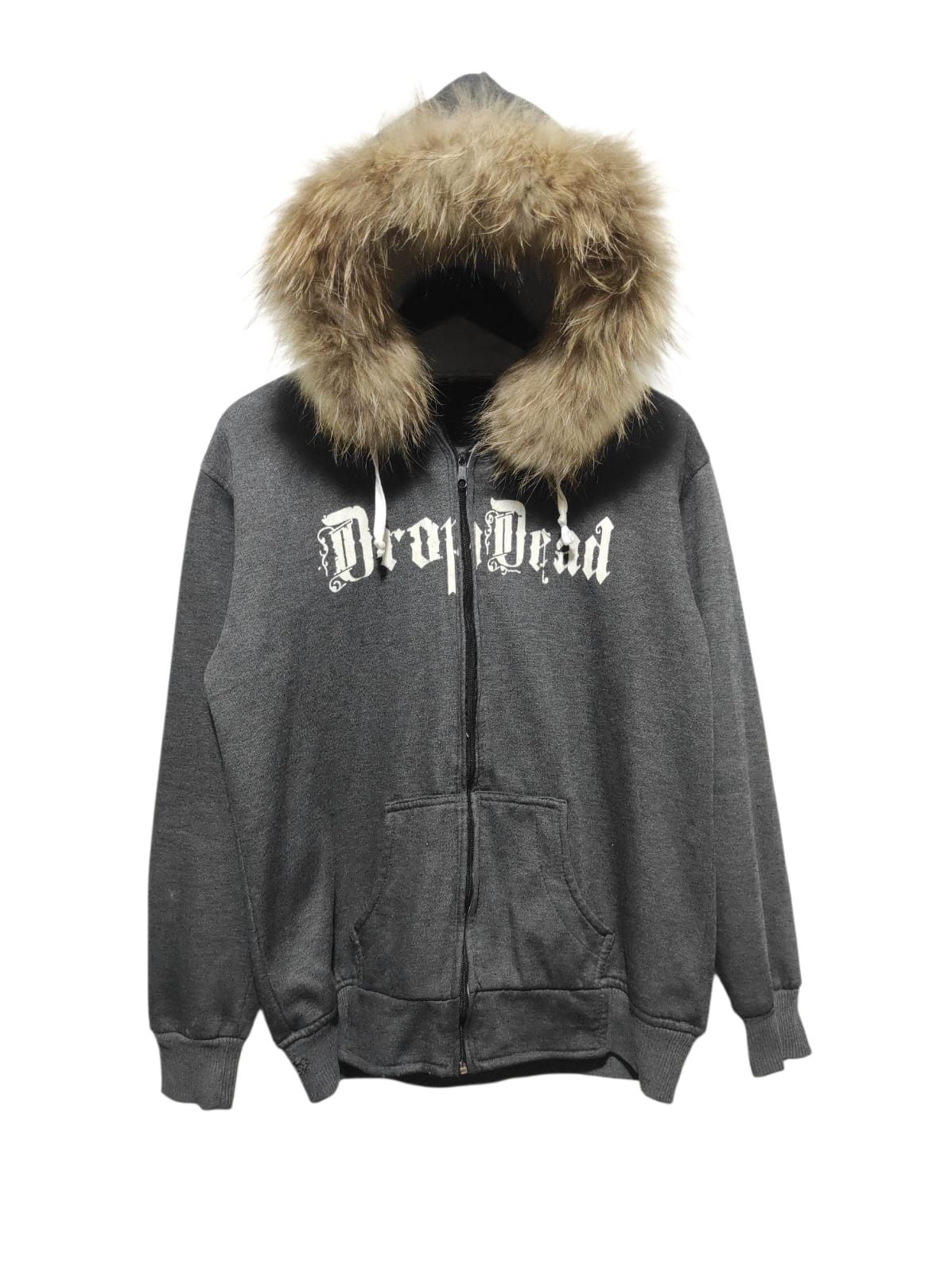 Japanese Brand Drop Dead Zip Fur Hoodie LGB IfSixWasNine style Size US M / EU 48-50 / 2 - 2 Thumbnail
