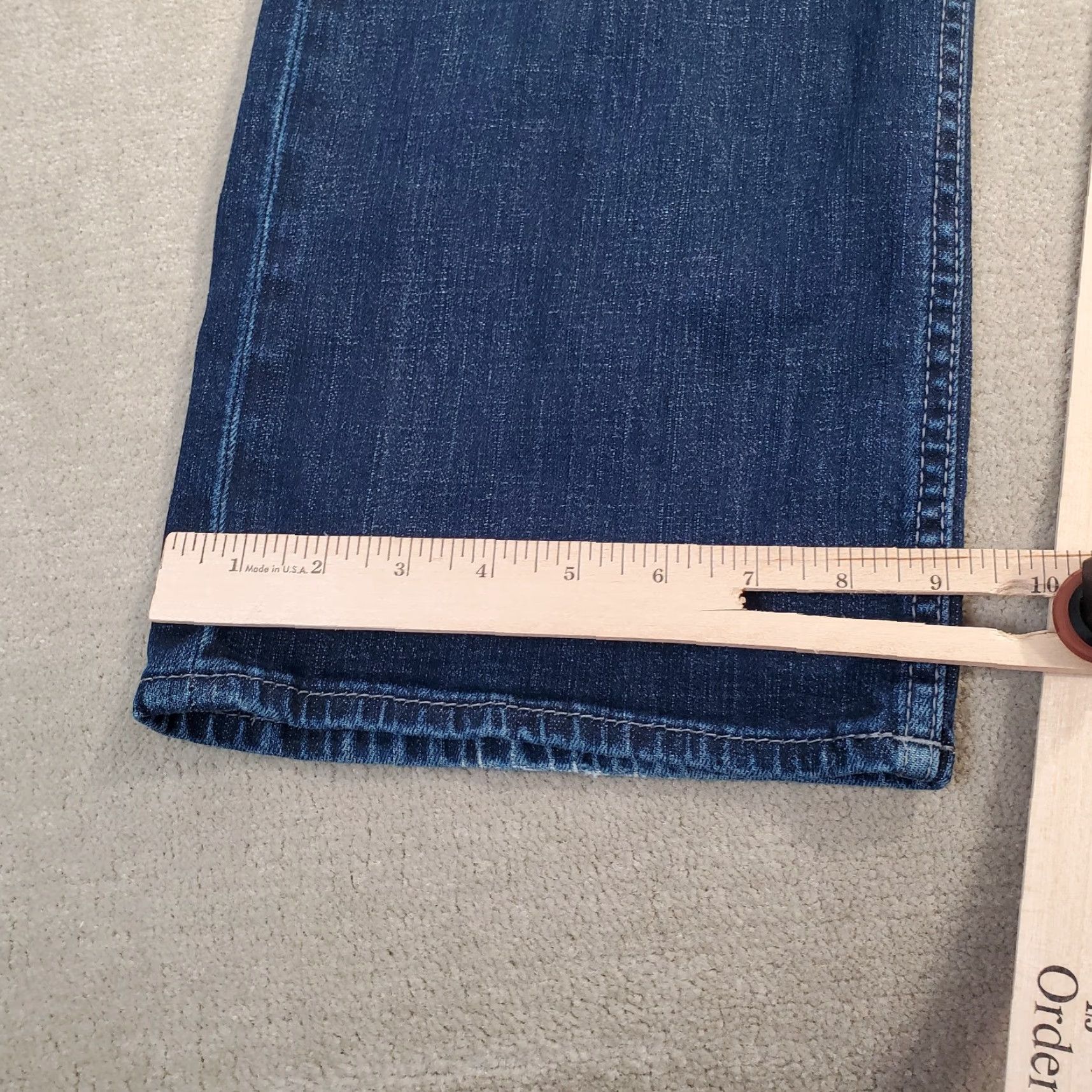 Vintage BKE Jeans Mens 33 R Blue Tyler Straight Leg Buckle Dark Wash Denim Casual Size US 33 - 7 Thumbnail