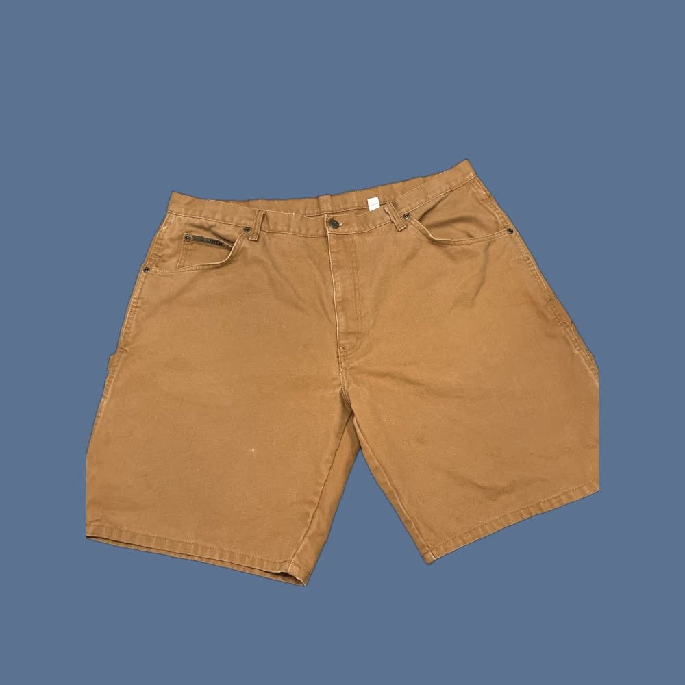 Vintage Big Smith Cargo Shorts Mens 40 Cotton Canvas Brown 5-Pocket Design Inseam 9 in Regular Fit Outdoor Size US 40 / EU 56 - 1 Thumbnail