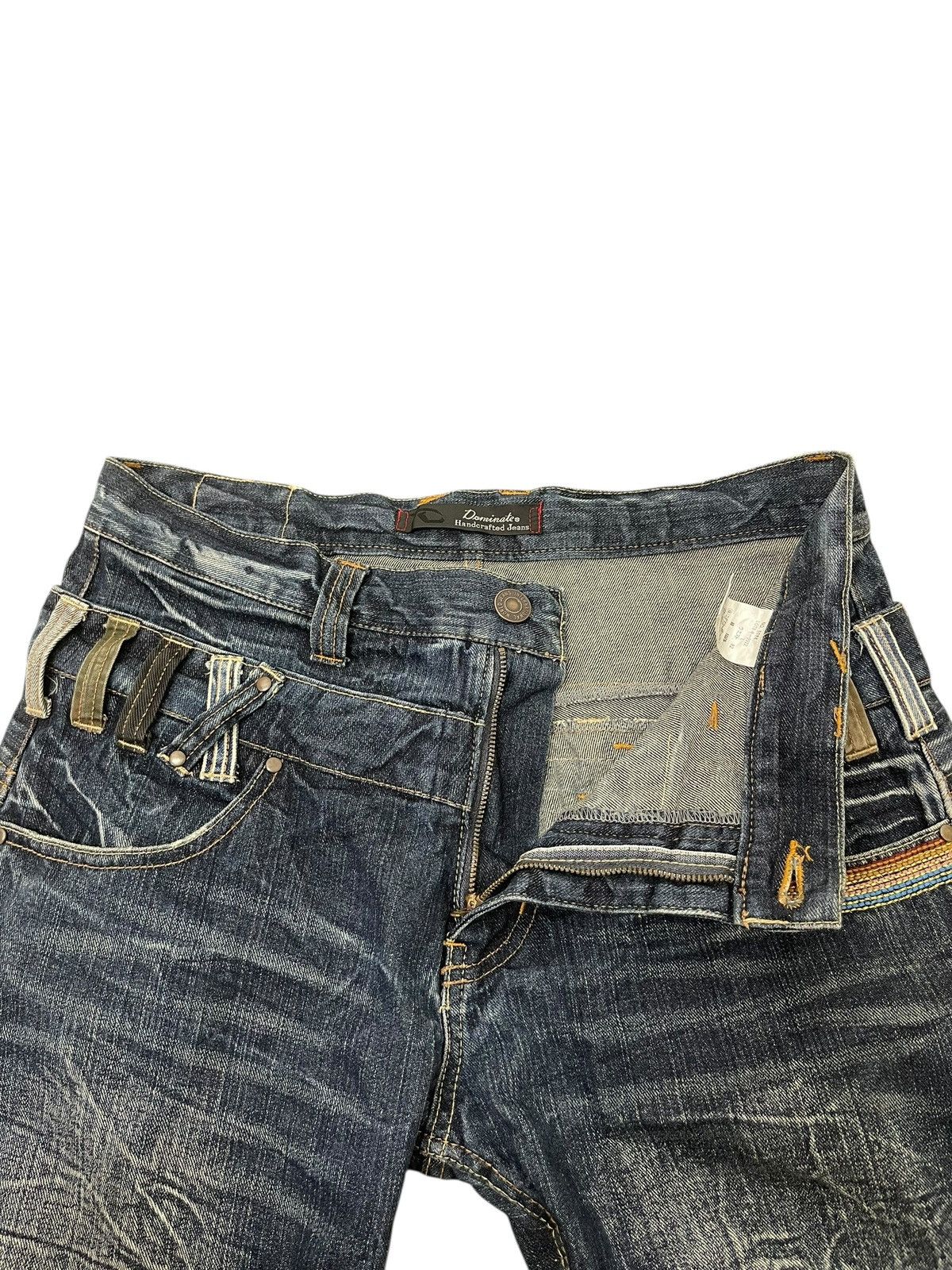 Japanese Brand Double Waist Jeans Dominate Dior Chrome hearts erd 2🟦7 Size US 32 / EU 48 - 14 Thumbnail