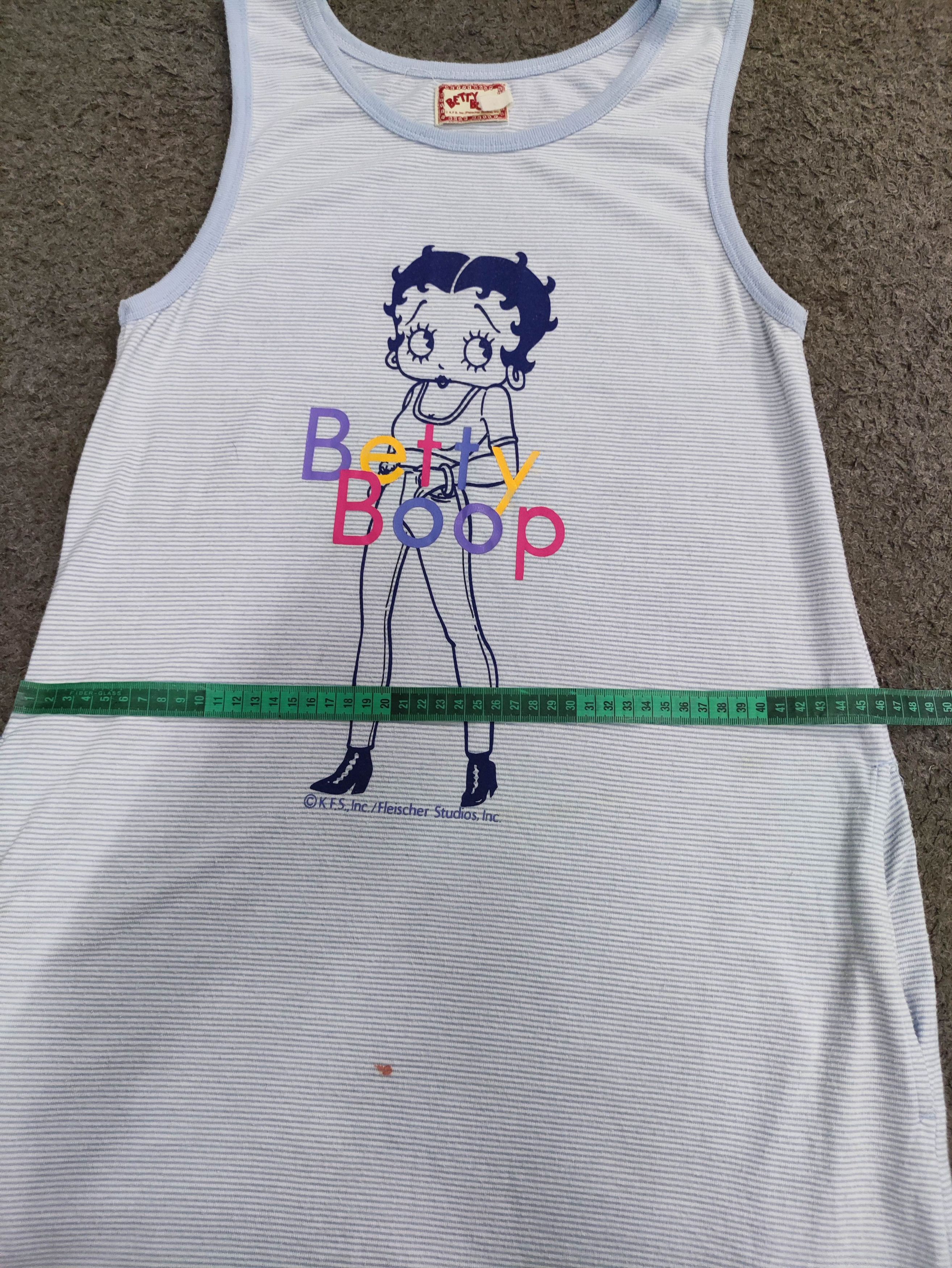 Vintage Vintage Betty Boop Sleeveless Night Dress Striped Size XXS / US 00 / IT 34 - 9 Thumbnail