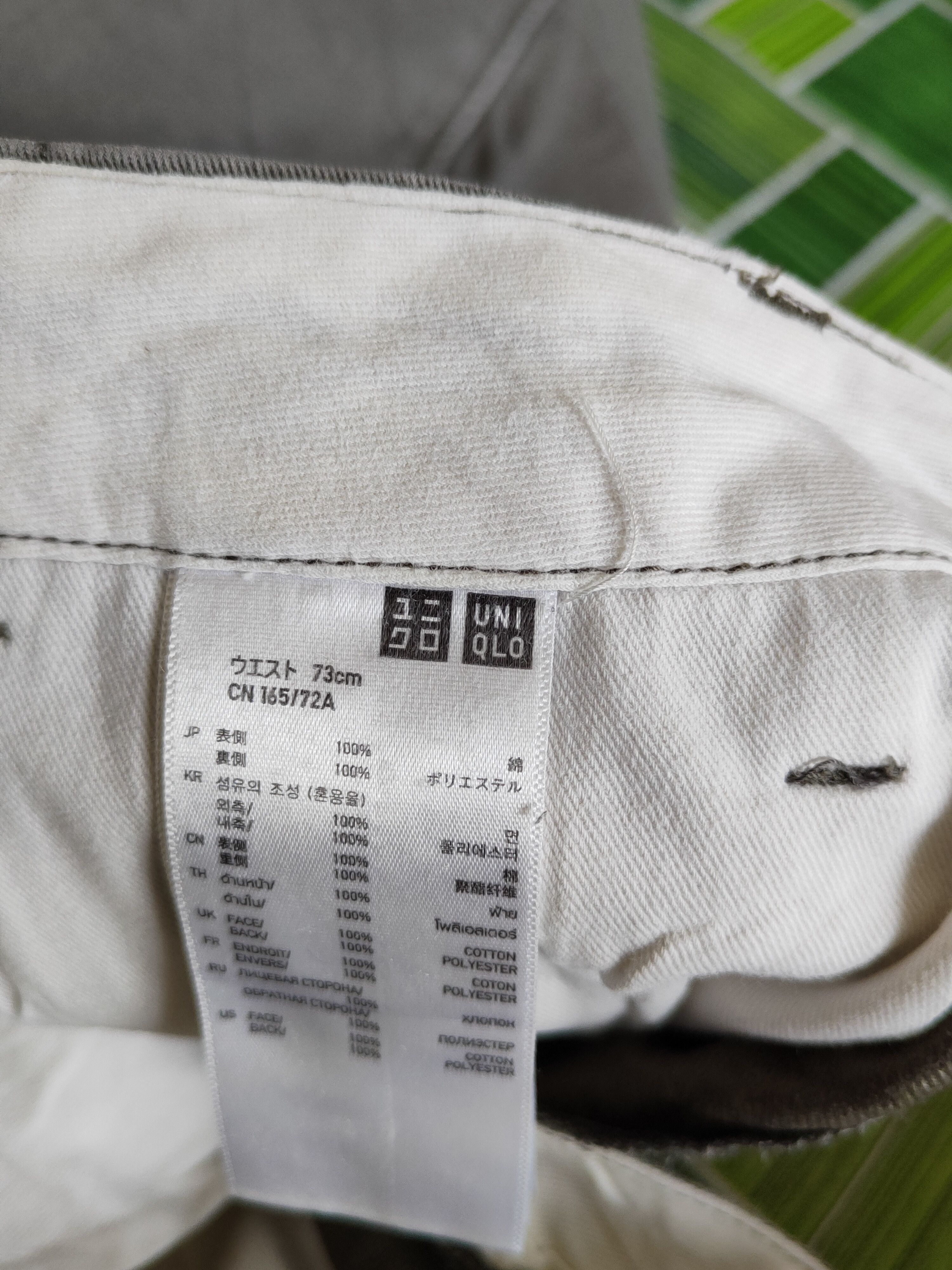 Japanese Brand × Uniqlo Uniqlo Gray faded vintage Casual Pants #S1543 Size US 28 / EU 44 - 15 Thumbnail