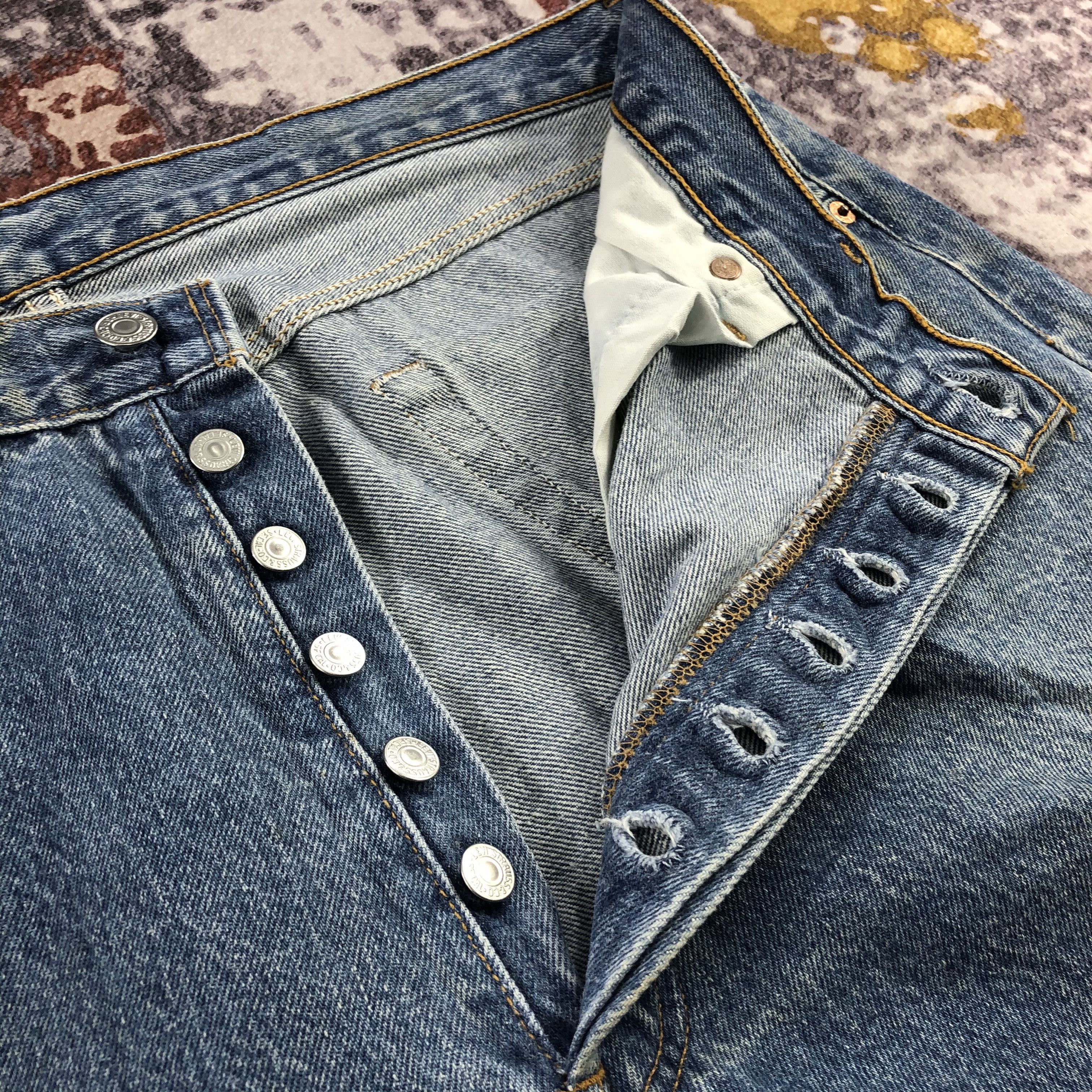 Levi's × Vintage Vintage 90s Levis 501 Jeans-JM2869 Size US 37 - 9 Thumbnail