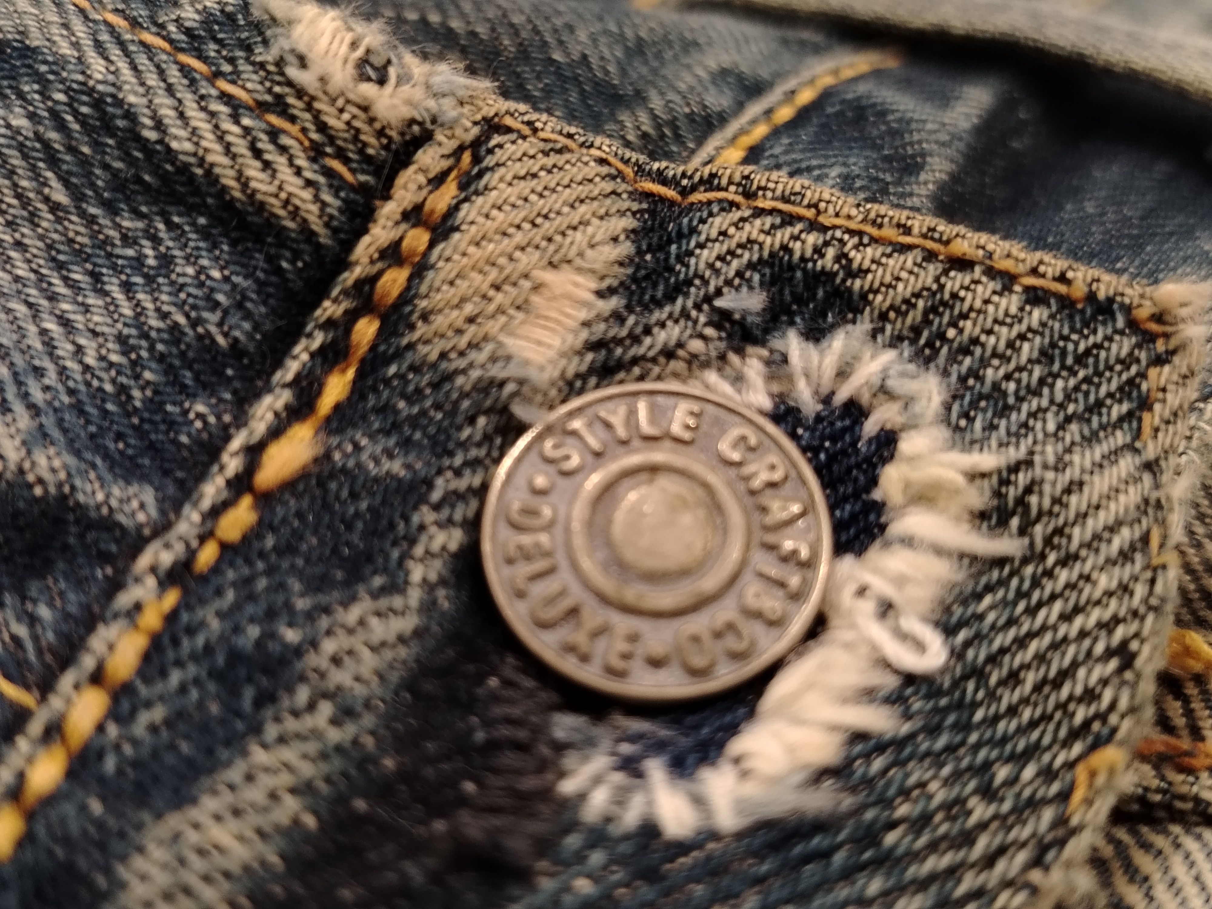 Evisu Evisu Jeans Vintage (Evis) Daicock Boro Remaked Size US 32 / EU 48 - 8 Thumbnail