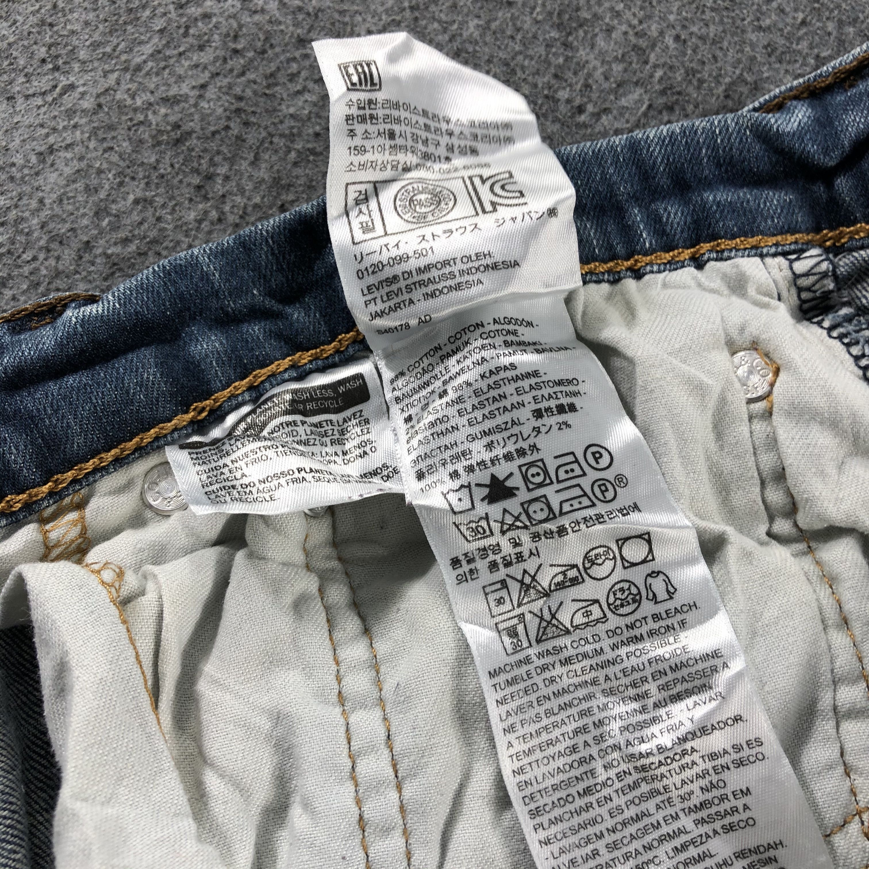 Levi's Vintage Blue Wash Levis Jeans-J2671 Size US 32 / EU 48 - 12 Thumbnail