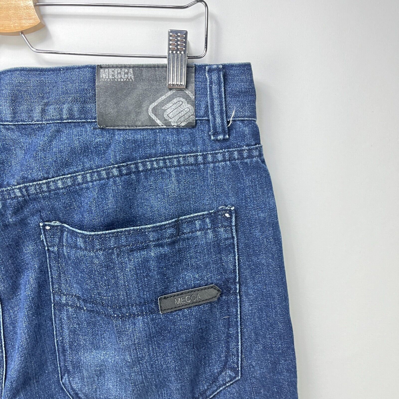 Mecca × Vintage Vintage Y2K Mecca Baggy Jeans 36 Wide Leg Skater Size US 36 / EU 52 - 3 Thumbnail