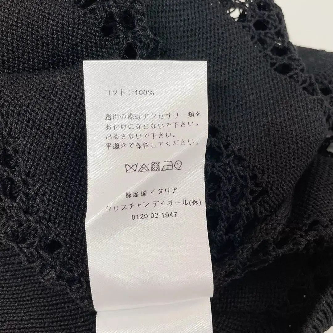 Dior DIOR Black Cutout Crewneck Knit Top F40 Size M / US 6-8 / IT 42-44 - 7 Thumbnail