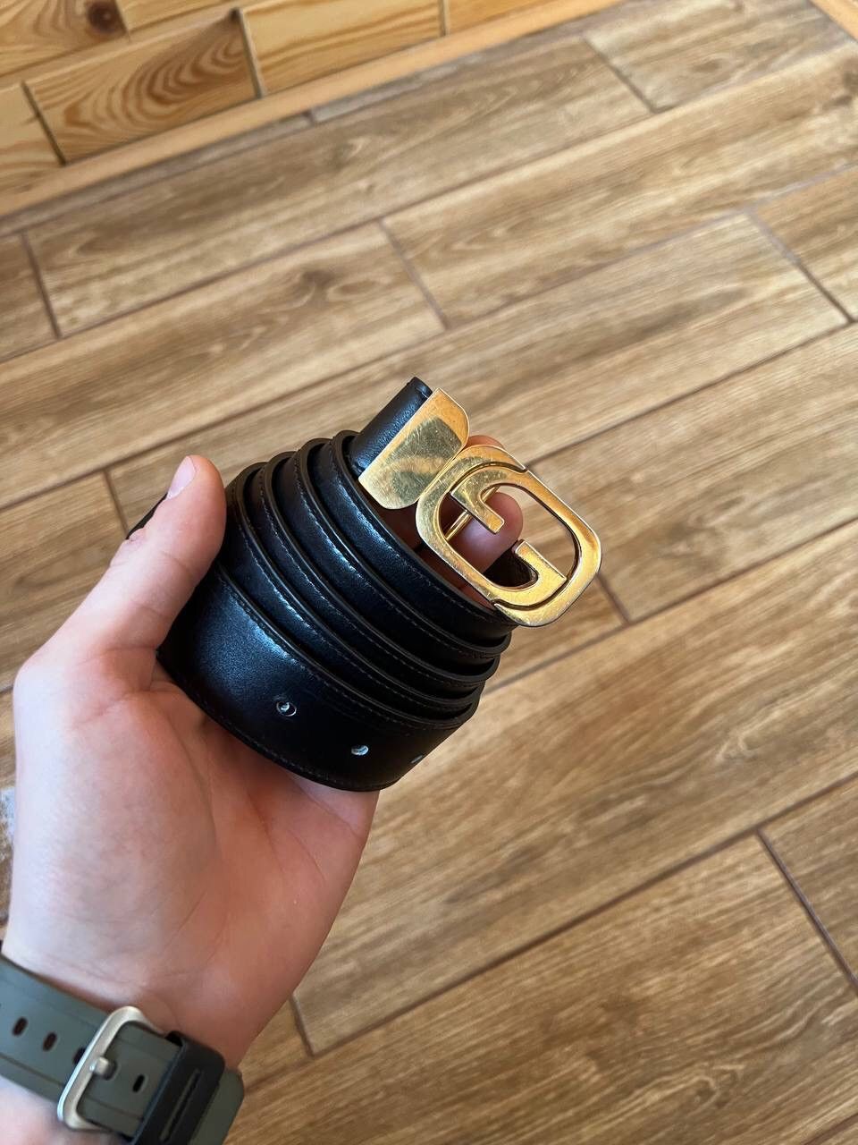 Gucci Belt Reversible GG Logo Two Tone Belt