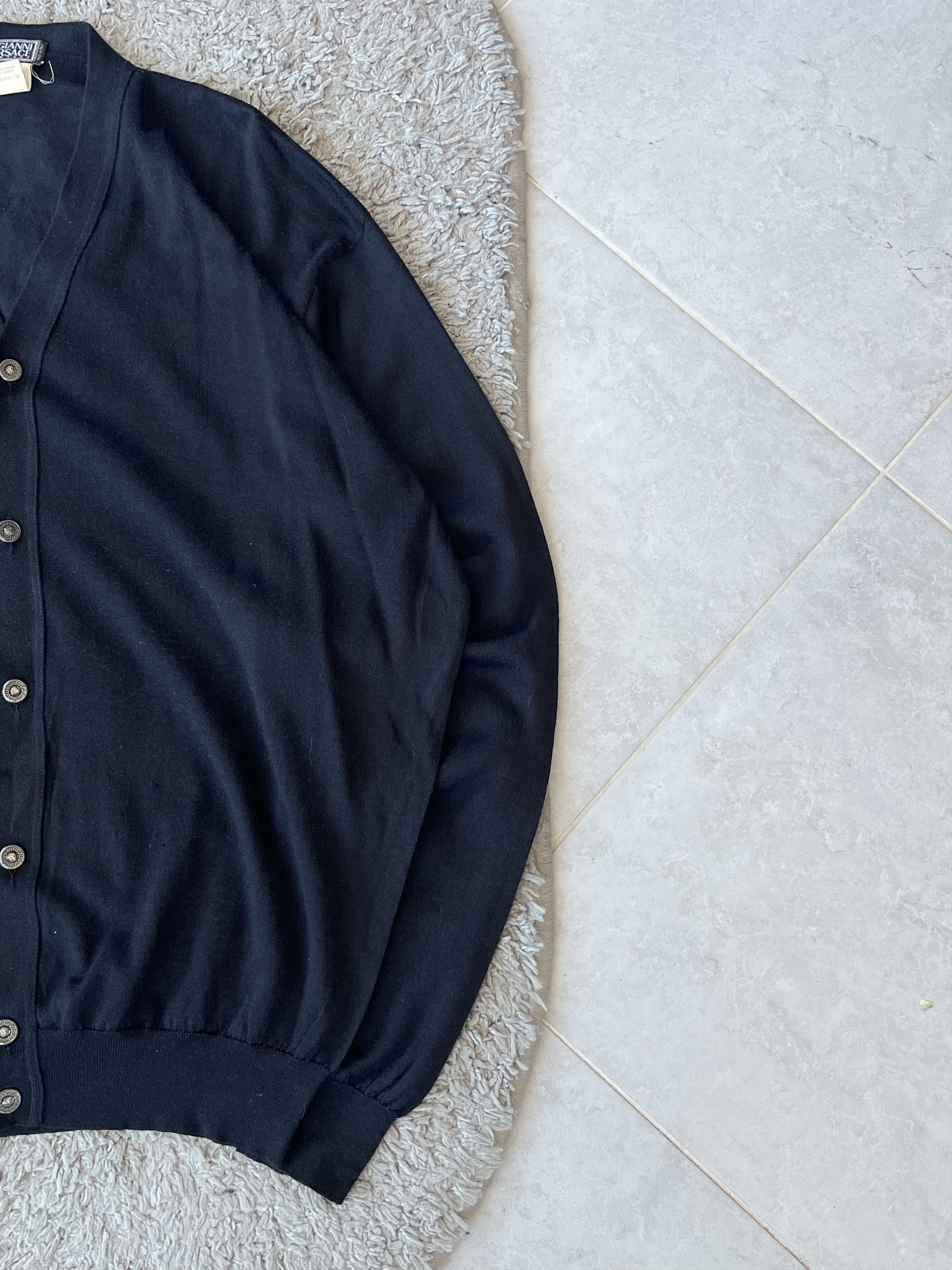 Versace GIANNI VERSACE Vintage Very Rare Sweater Cardigan 80s-90s Size US L / EU 52-54 / 3 - 4 Thumbnail