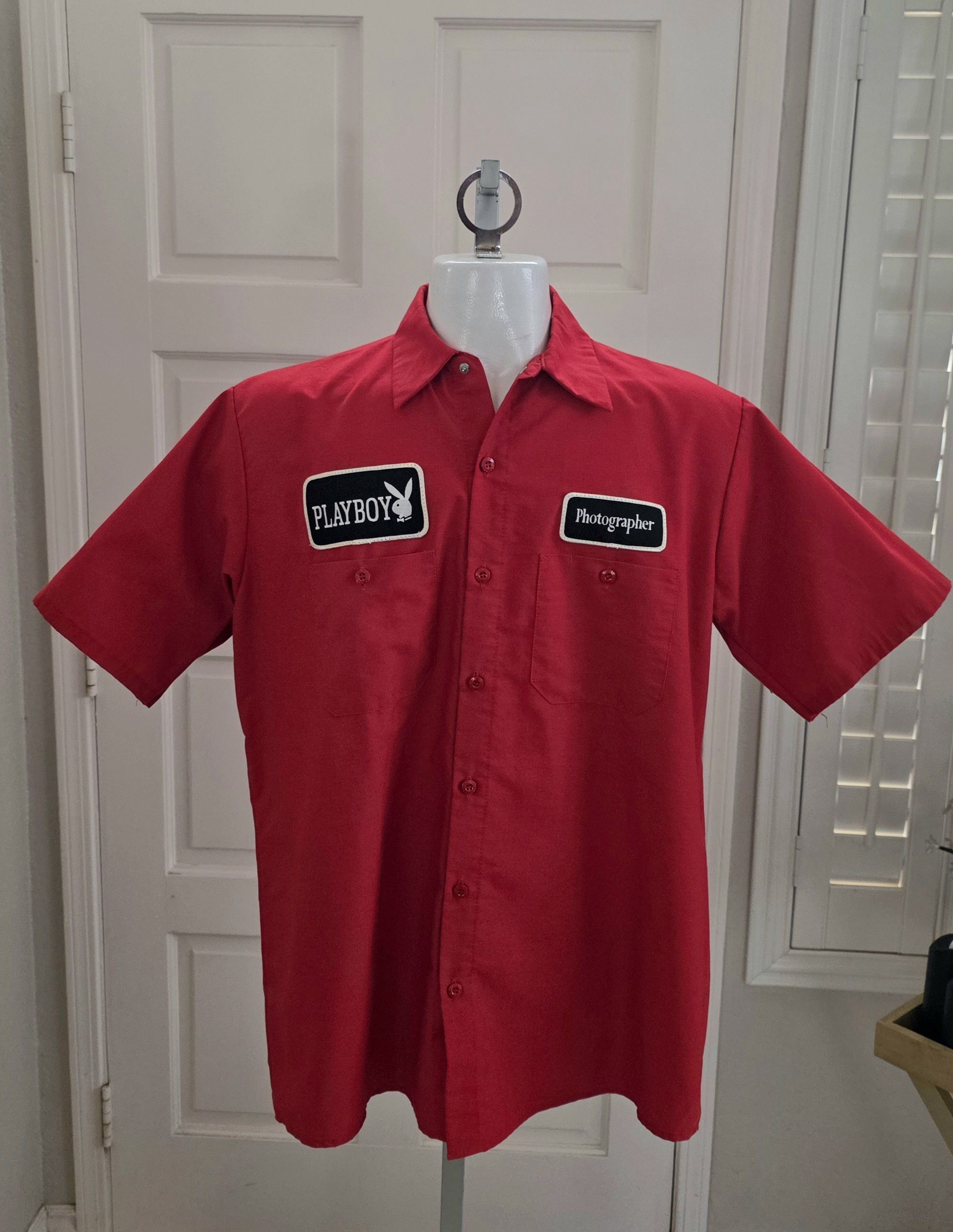 Playboy Playboy Bunny Photographer short sleeve button up Vintage US Size US L / EU 52-54 / 3 - 1 Thumbnail