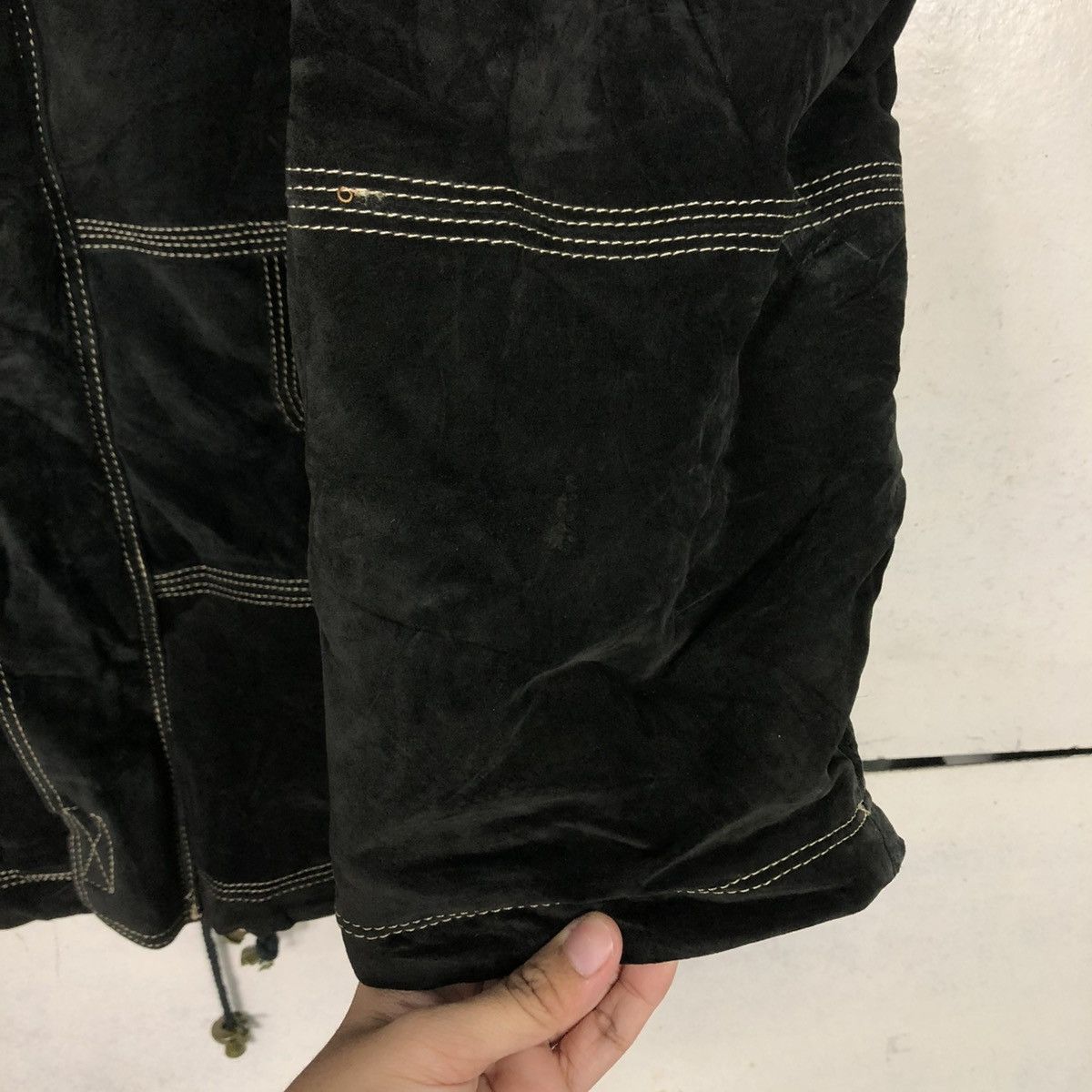 Japanese Brand 🔥VINTAGE LEATHER JACKET BIKER VIA NUOVA ISSEY MIYAKE Size US M / EU 48-50 / 2 - 17 Thumbnail