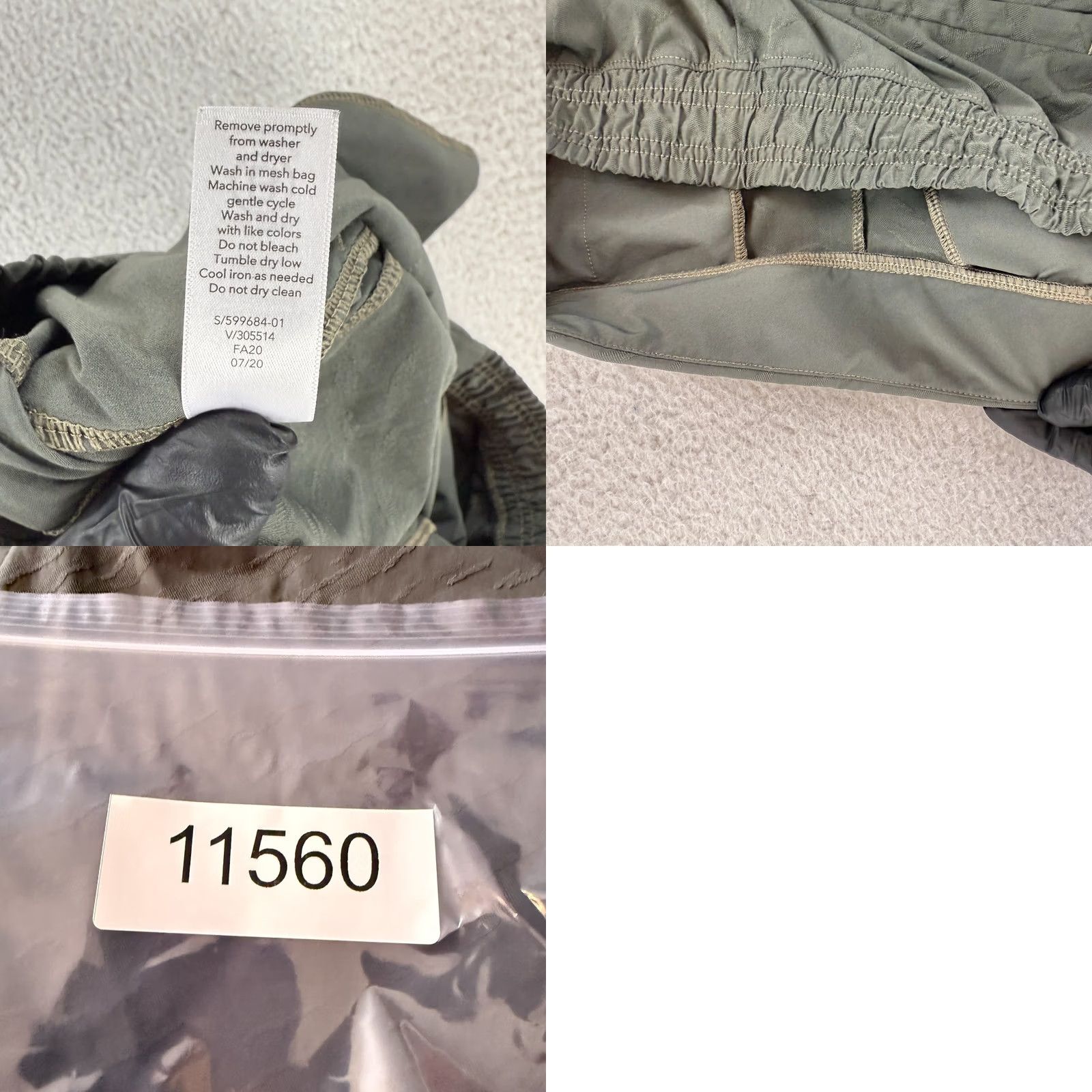 Athleta VINTAGE Athleta Brooklyn Jogger Pants Womens Size 6 Green Textured Gym Athleisure Size 28" / US 6 / IT 42 - 10 Thumbnail