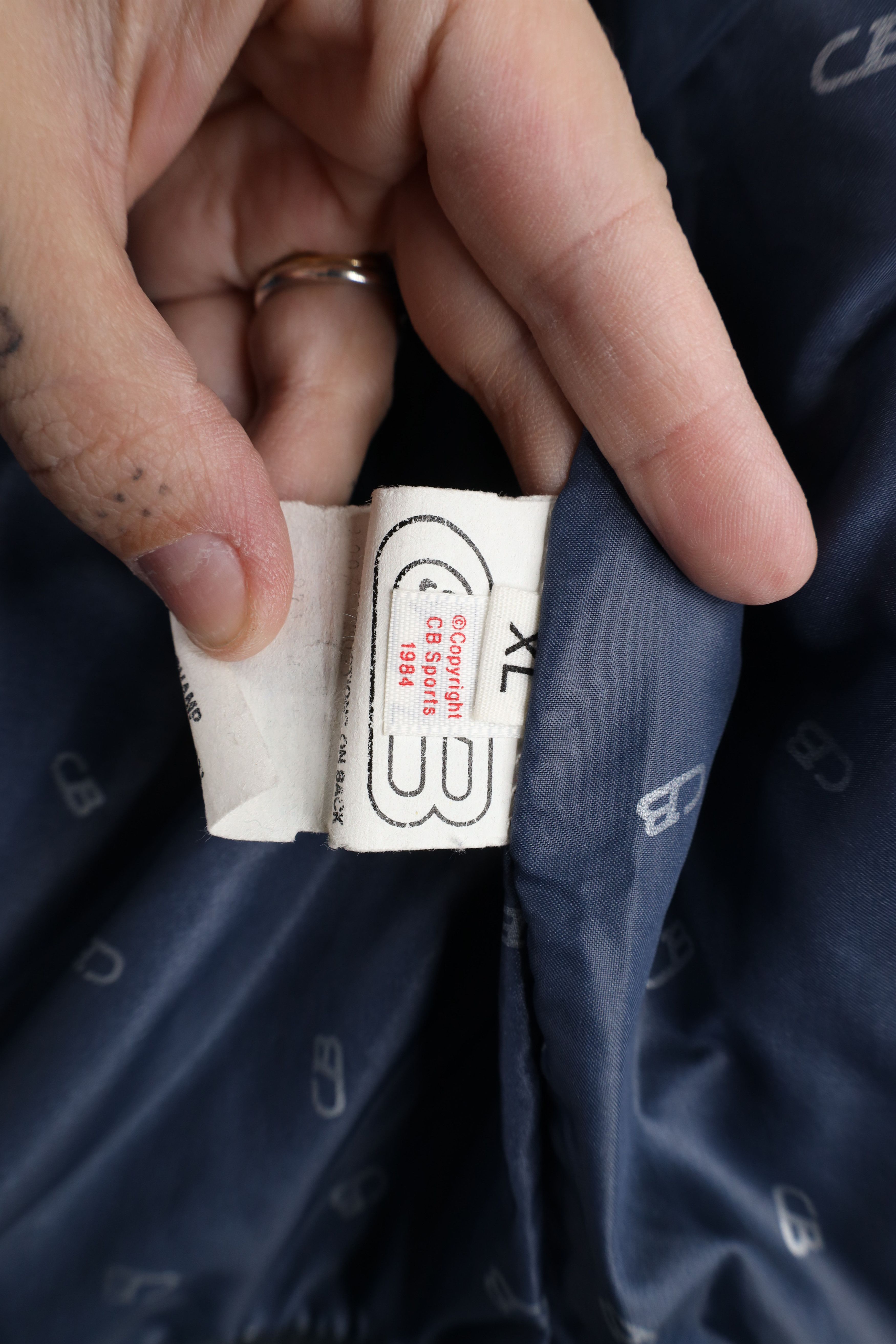 Vintage Vintage 90s Streetwear Striped Duck Down Puffer Jacket USA Size US XL / EU 56 / 4 - 11 Thumbnail