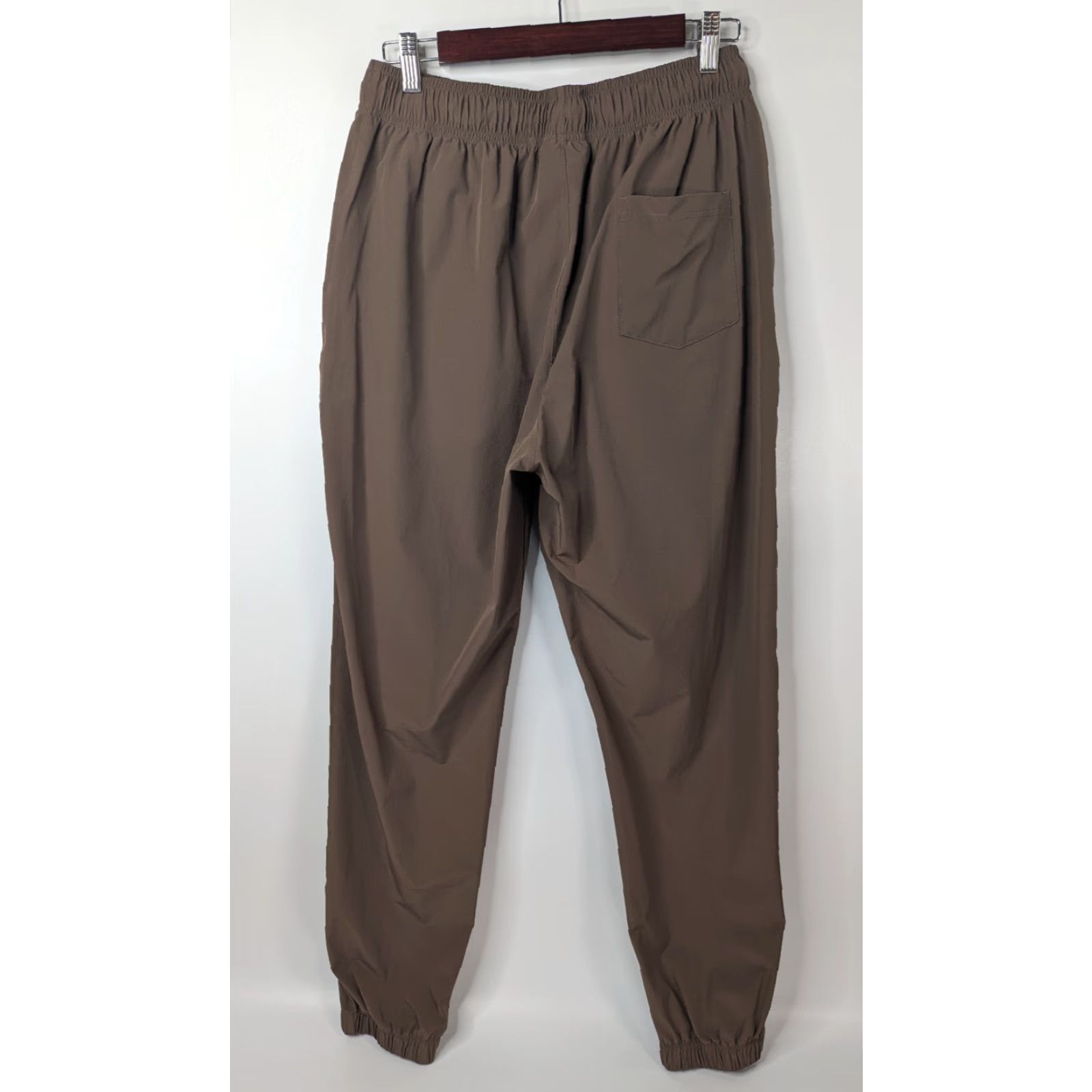 YoungLA YoungLA Jogger Pants Brown S size Small Embroidered Stretch Drawstring Men Adult Regular Inseam 30 in Size US 29 - 4 Thumbnail