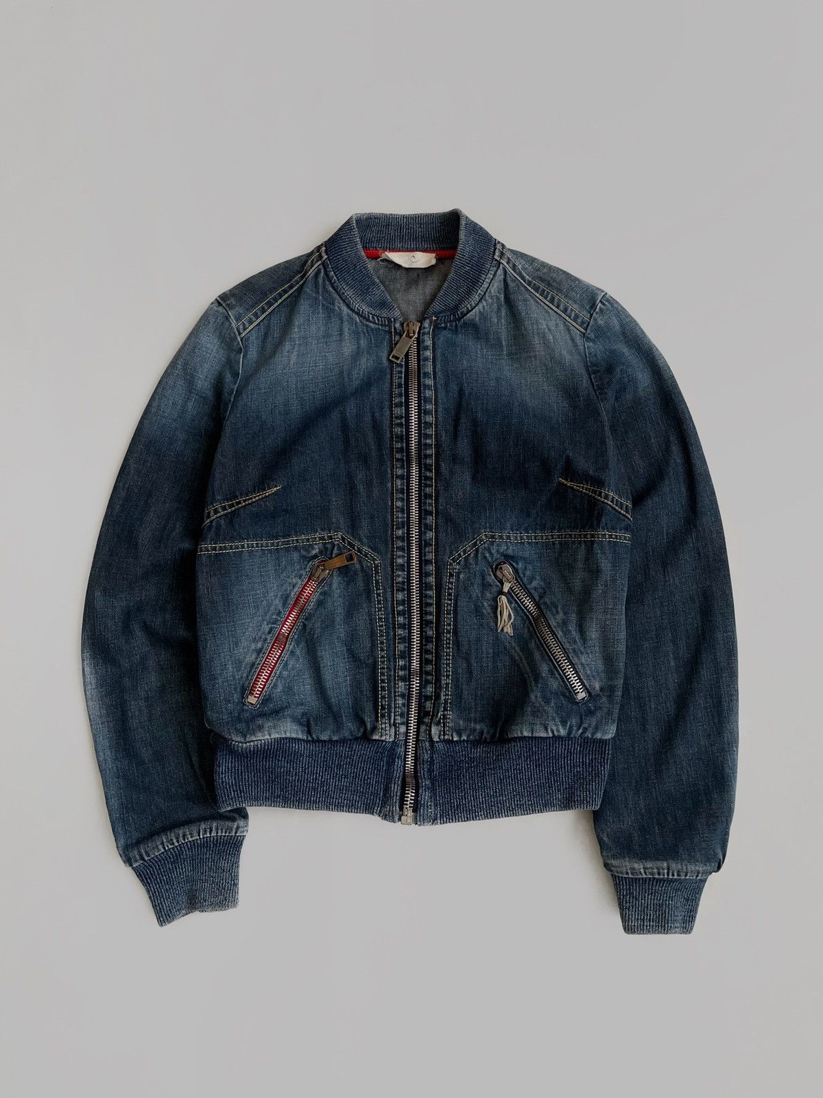 Diesel × Sample Industries Vintage Sample Diesel denim jacket 2000s Size S / US 4 / IT 40 - 1 Thumbnail