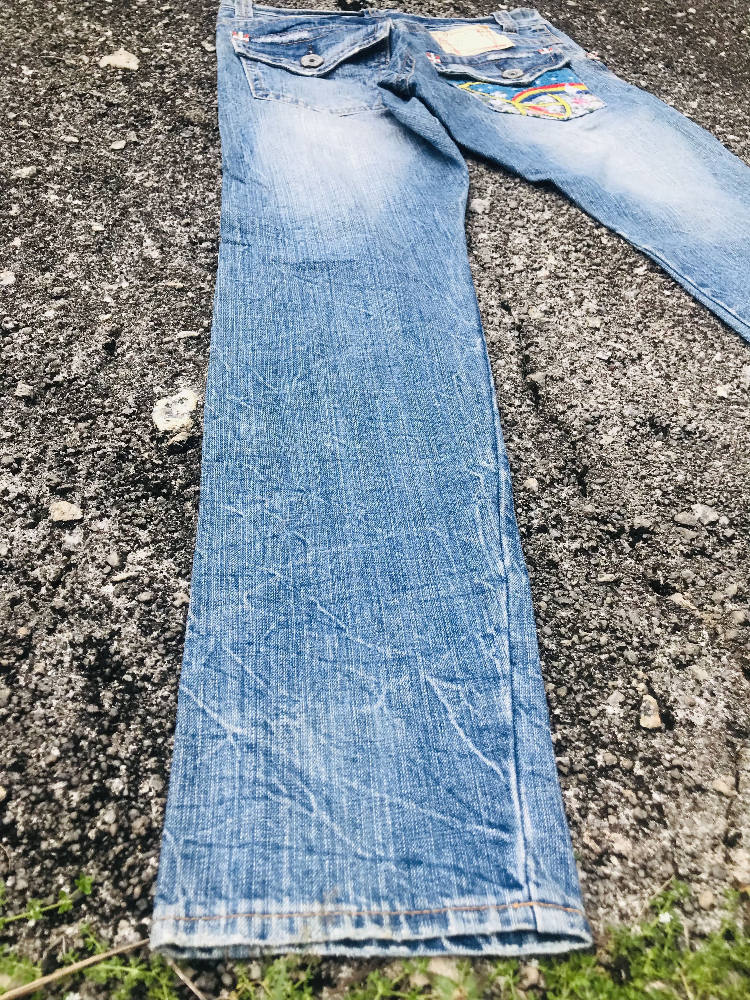 If Six Was Nine Vintage Antgauge distressed jeans Size US 32 / EU 48 - 4 Thumbnail