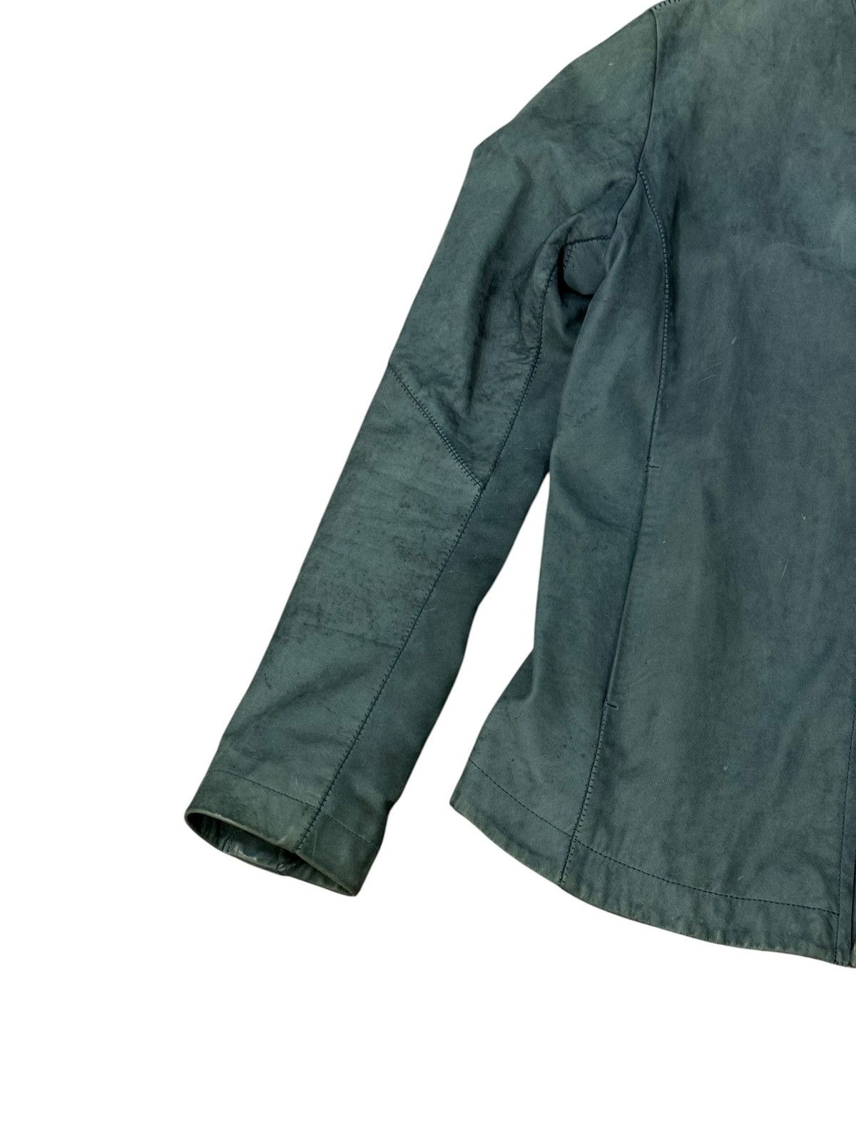 10sei0otto Gothic Scar Stitch Leather Jacket poell sellam boris 7🟩3 Size US M / EU 48-50 / 2 - 2 Thumbnail