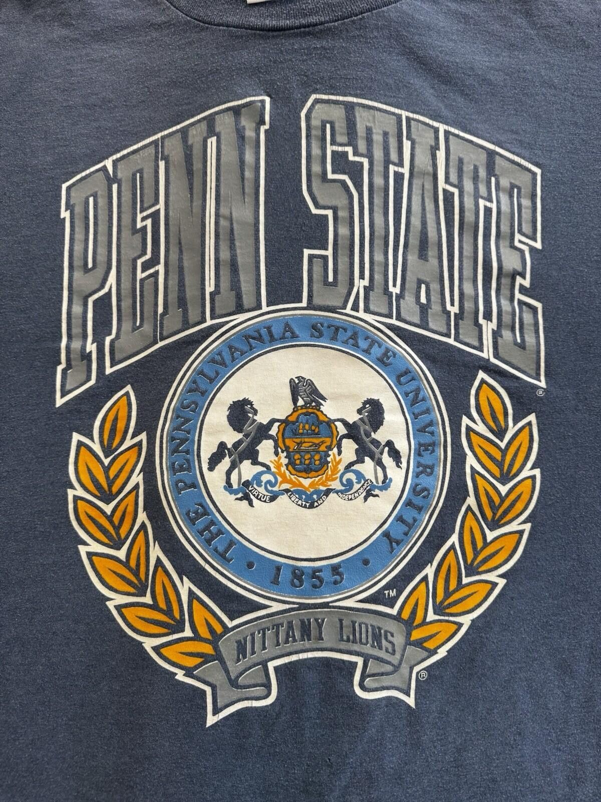 Vintage Vintage 80s 90s Penn State Nittany Lions Single Stitch Shirt Size ONE SIZE - 2 Thumbnail
