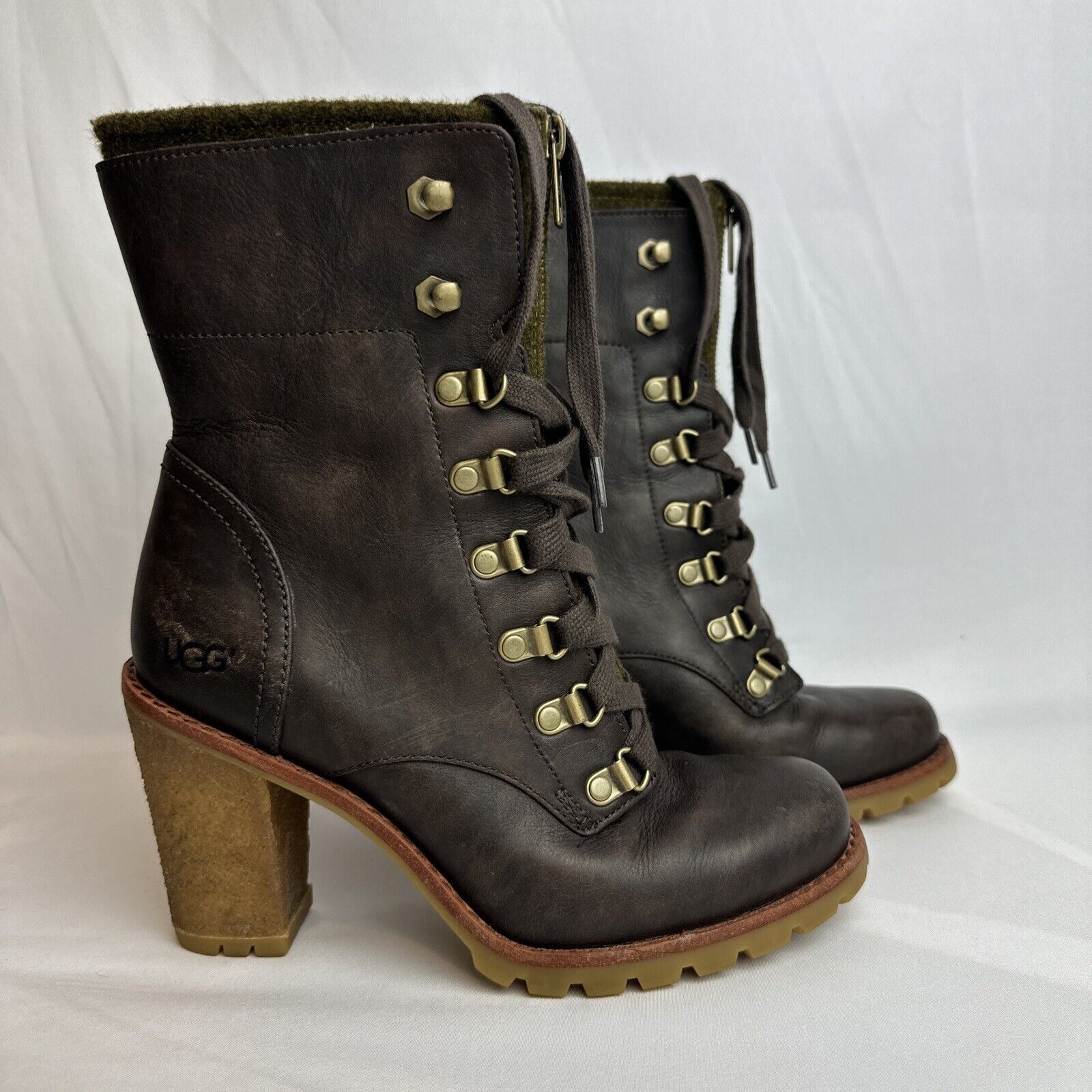 Ugg UGG Fabrice High Heel Ankle Boots Womens Size 6.5 Grailed