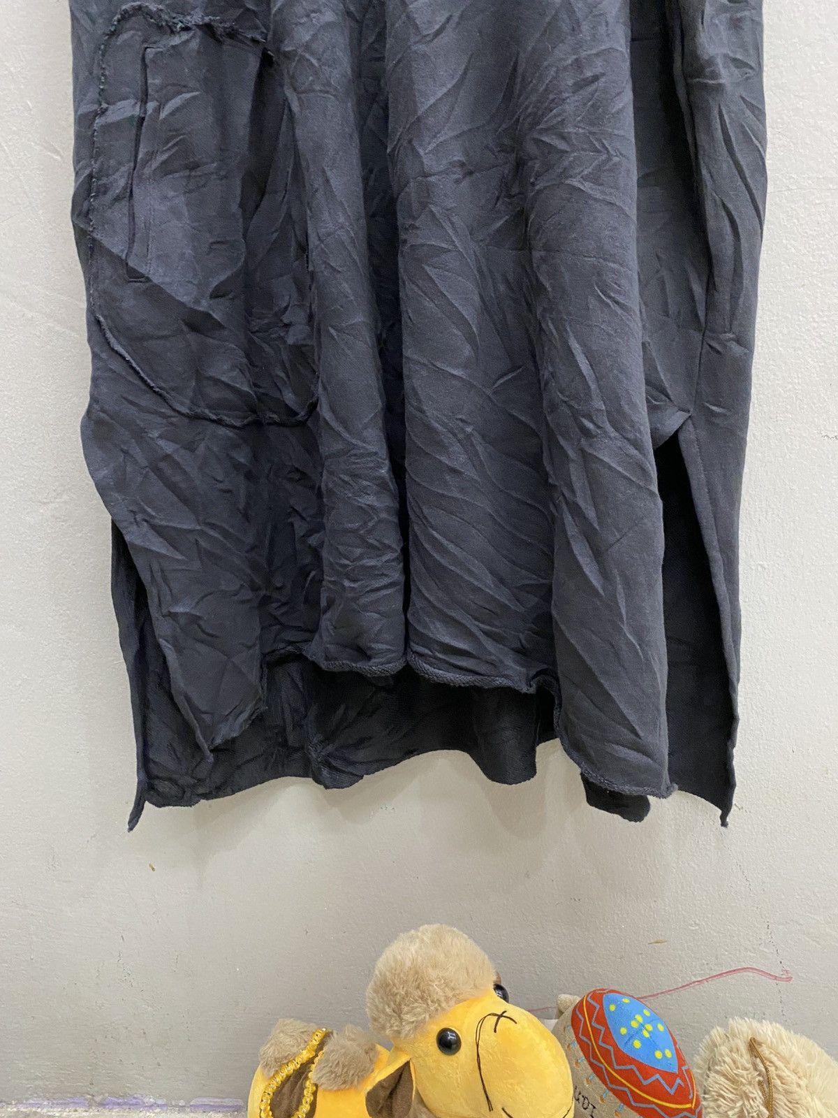 Yohji Yamamoto Y’s Yohji Yamamoto Hooded Tunic Poncho / Washed Black Size US M / EU 48-50 / 2 - 6 Thumbnail