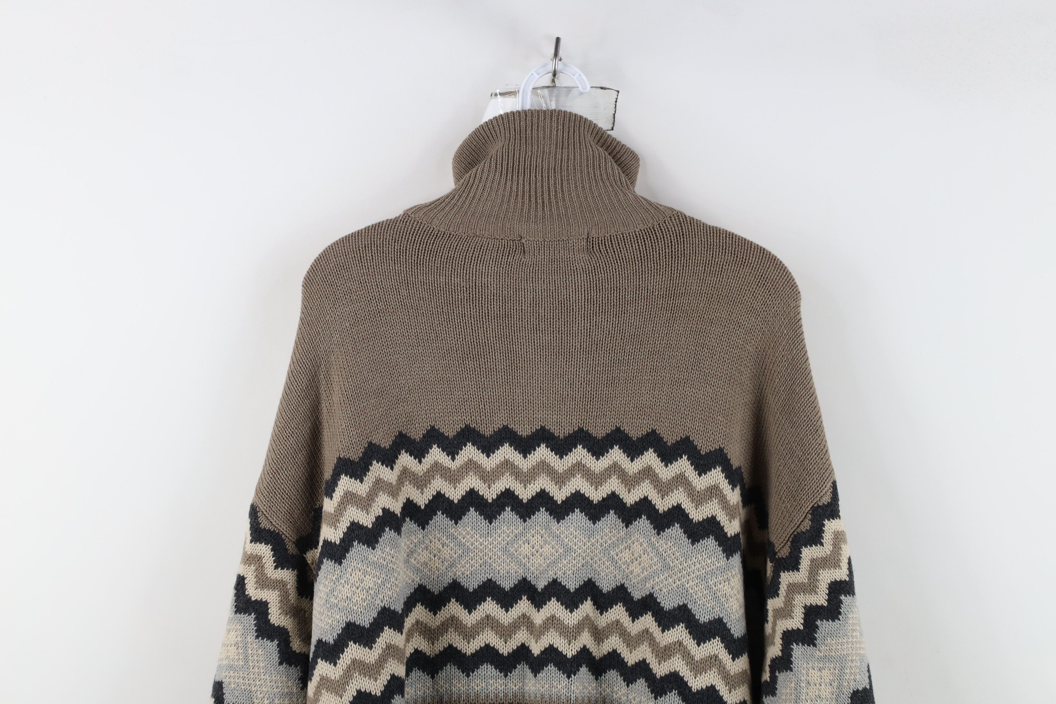 Vintage Vintage 90s Streetwear Knit Full Zip Cardigan Sweater Size US L / EU 52-54 / 3 - 11 Thumbnail