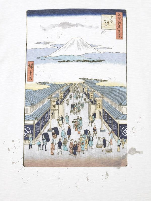 Japanese Brand Ukiyoe UT Japanese Traditional Wagara Japan Limited Size US M / EU 48-50 / 2 - 5 Thumbnail