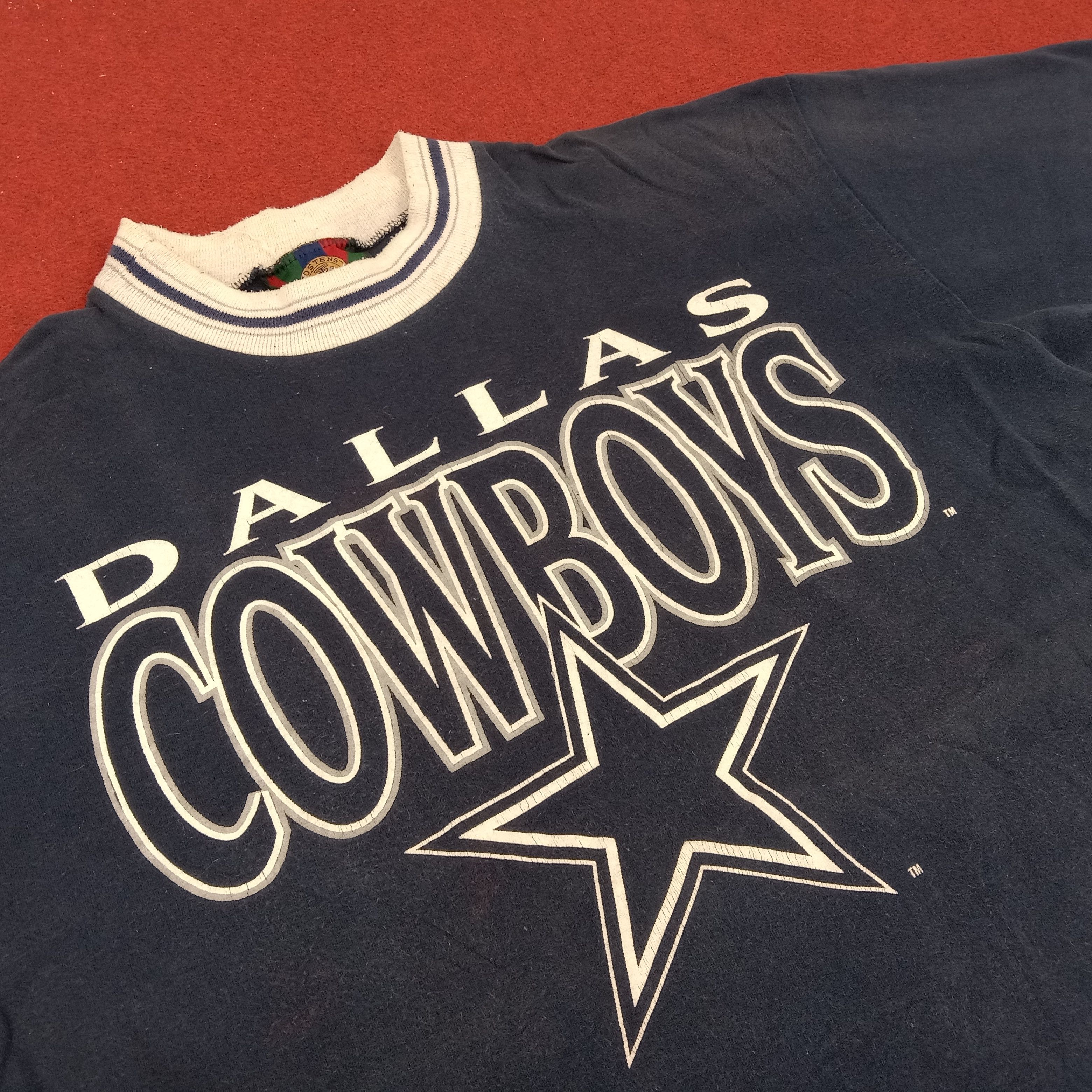 NFL Dallas Cowboys American Sports NFL Football Vintage Tshirt Size US XL / EU 56 / 4 - 2 Thumbnail