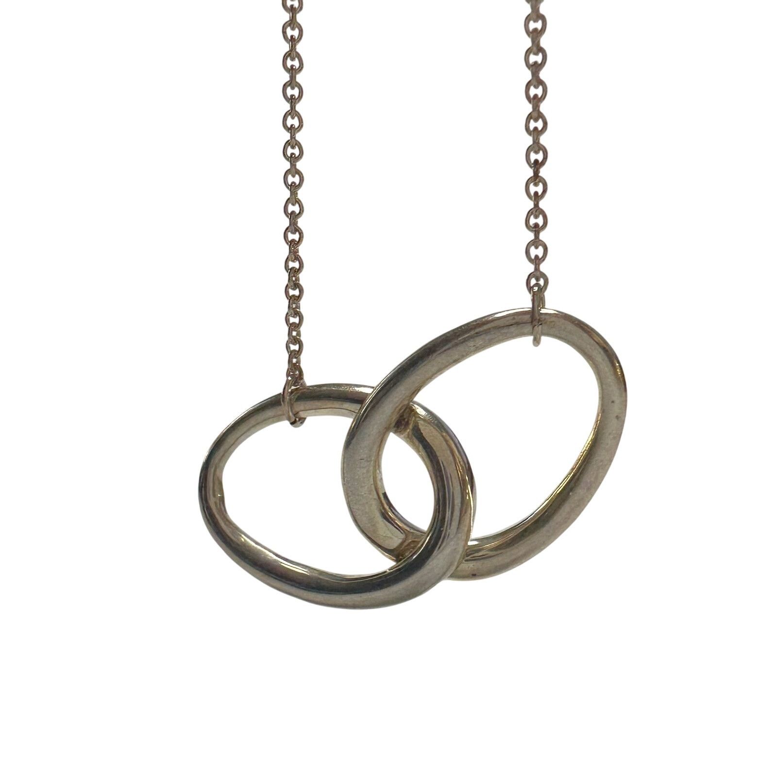Tiffany & Co. Tiffany and Co Elsa Peretti Large Double Loop Necklace 14" Size ONE SIZE - 1 Thumbnail