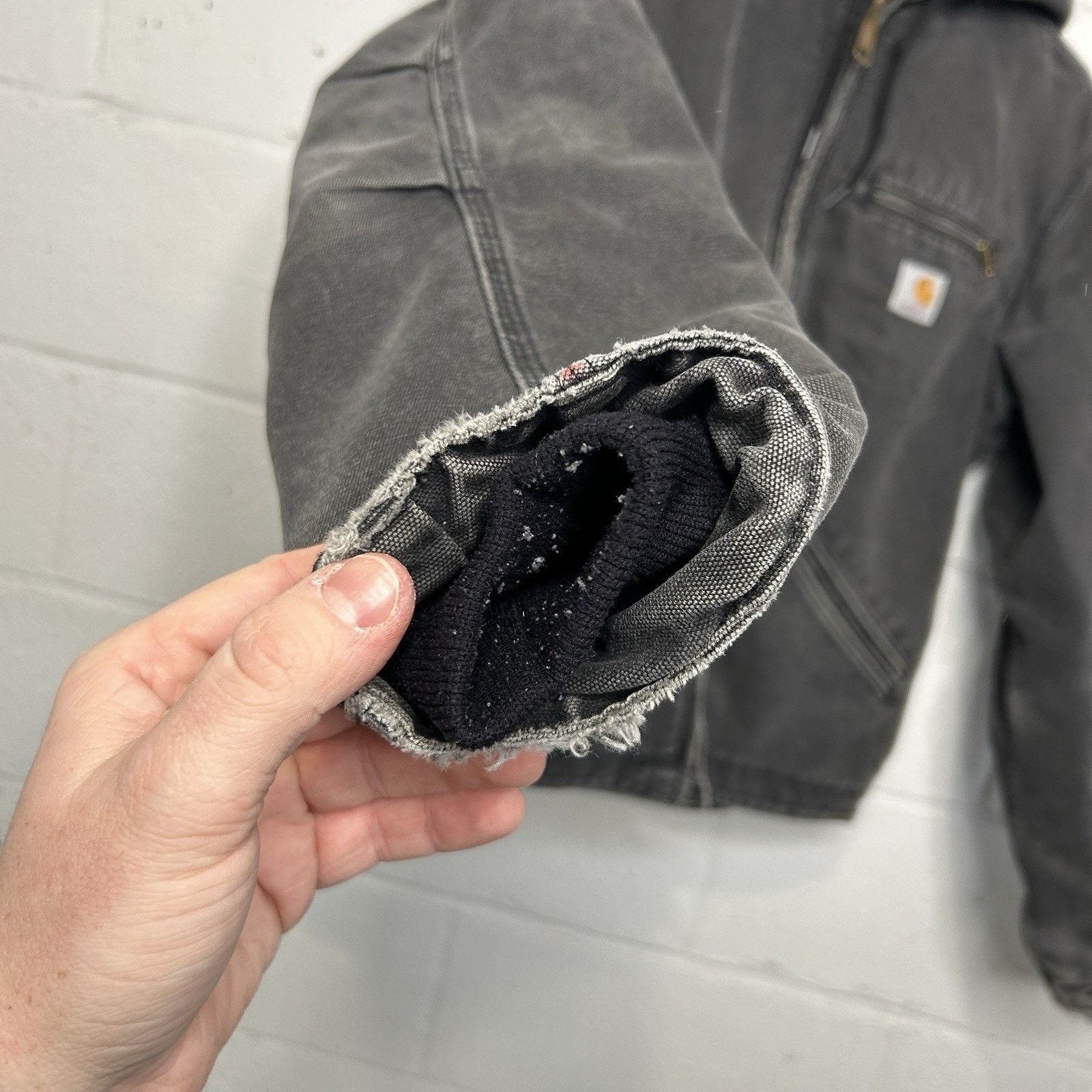 Carhartt Carhartt Sherpa-Lined Hooded Detroit Jacket “Black” WJ141 Size M / US 6-8 / IT 42-44 - 7 Thumbnail