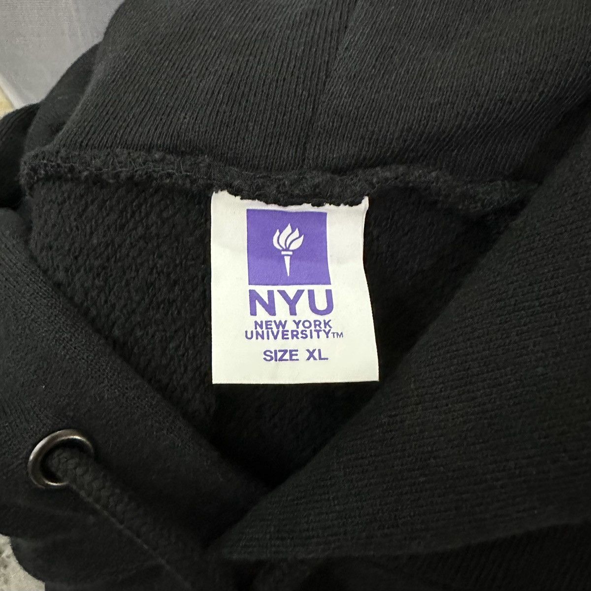 Vintage New York University Hoodie Size US XL / EU 56 / 4 - 7 Thumbnail